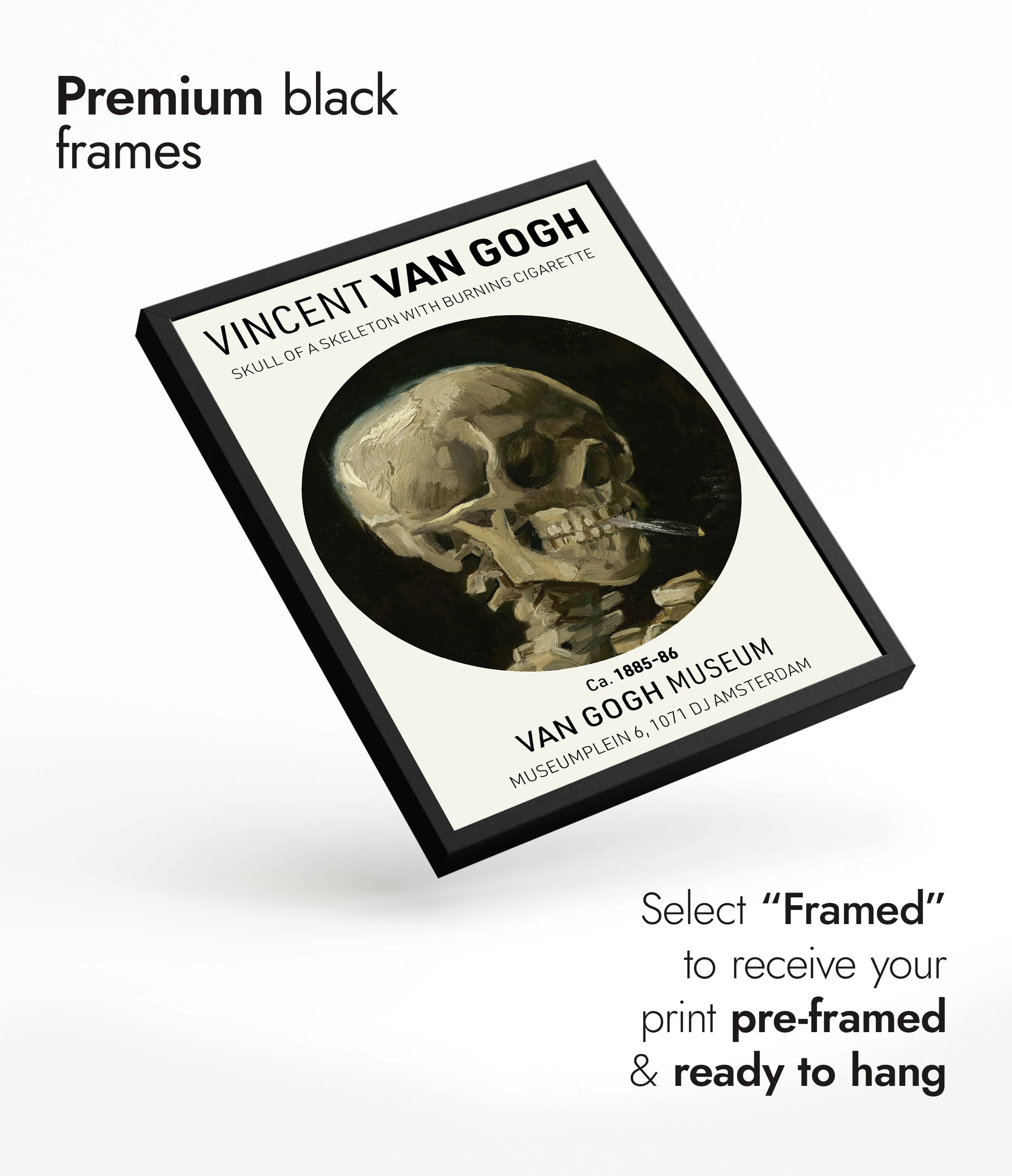 Skull with Cigarette - Image 7