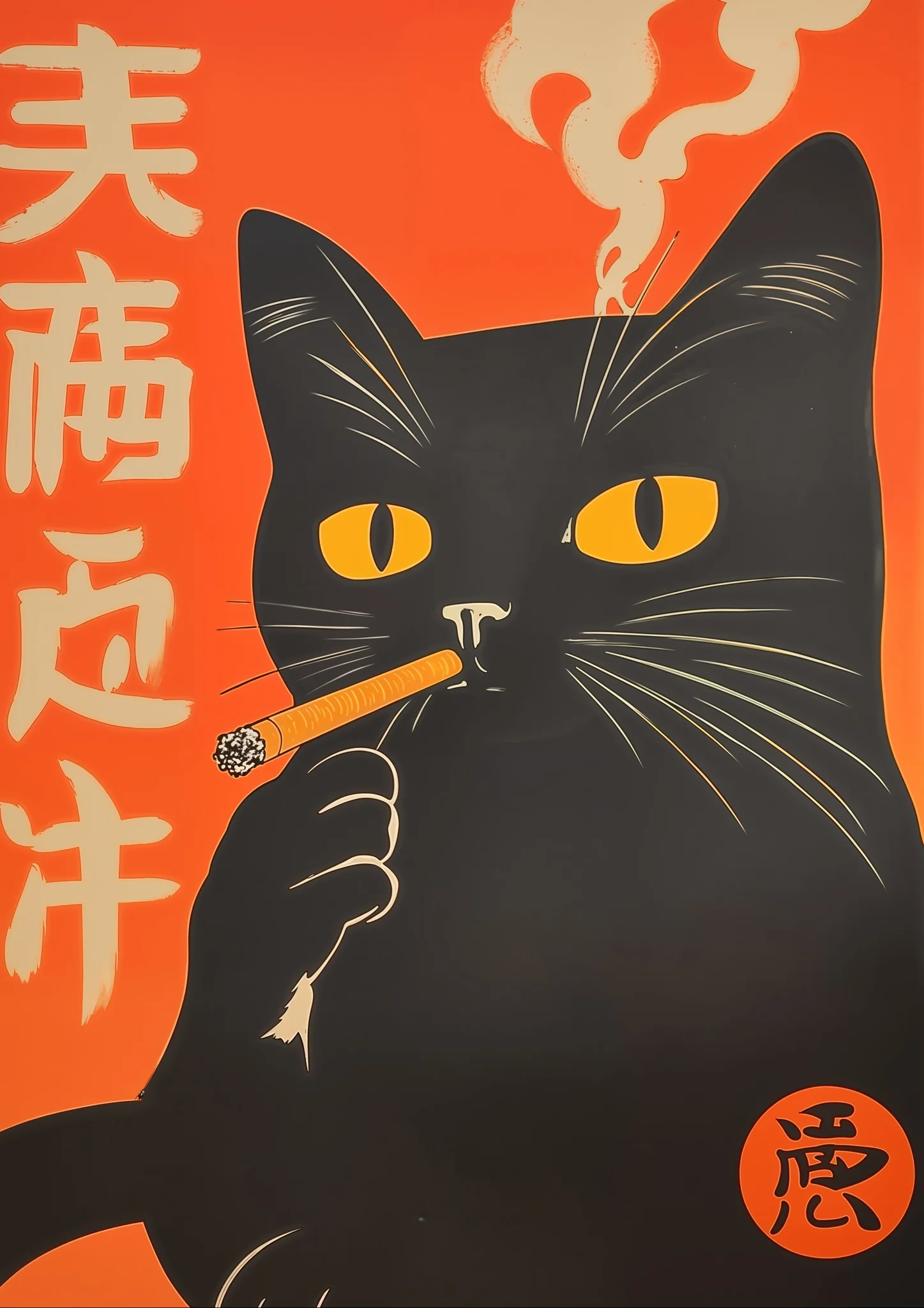 Smoking Cat