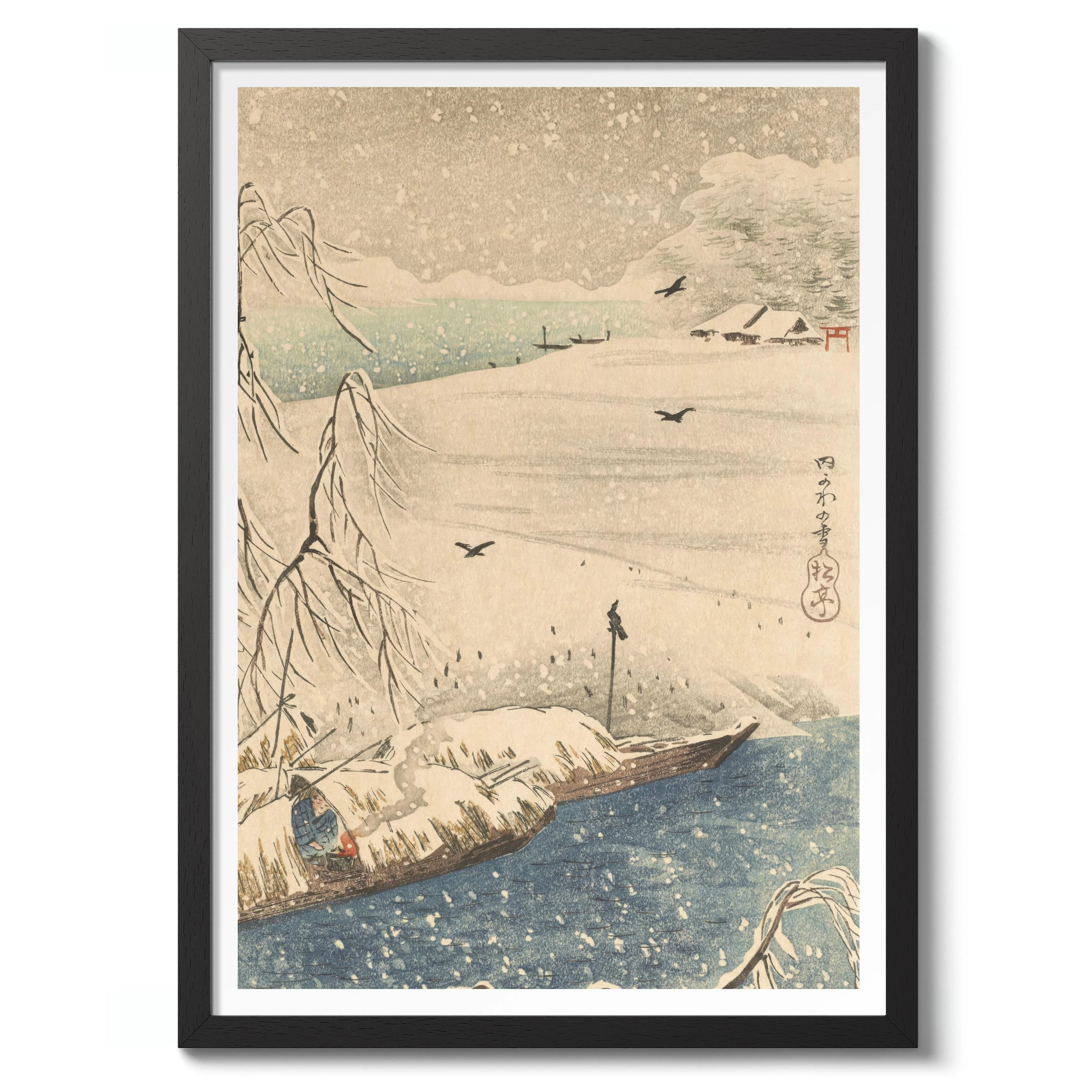 Snow Scene with Crows - Image 2