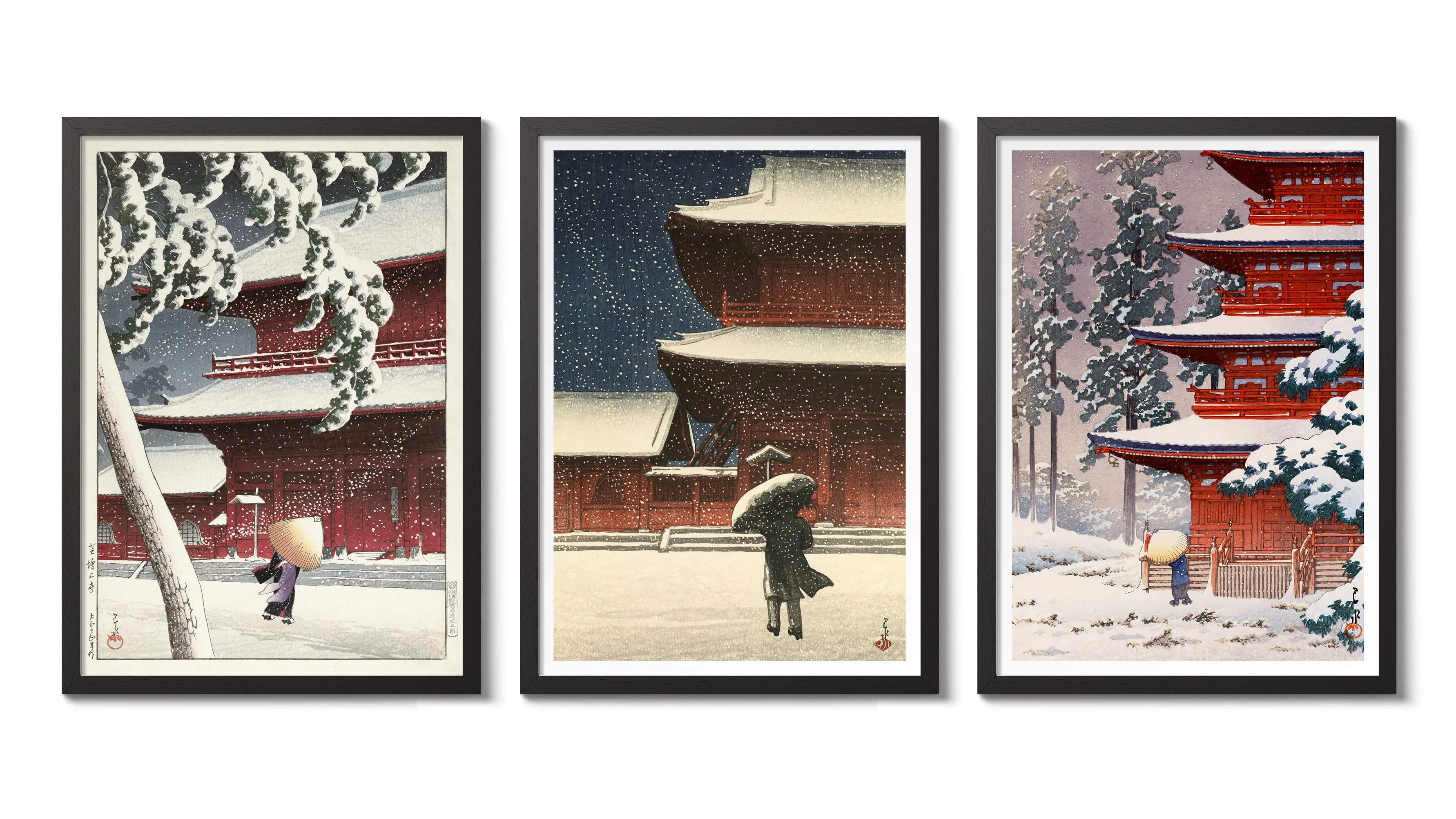 Snowy Temples Collection