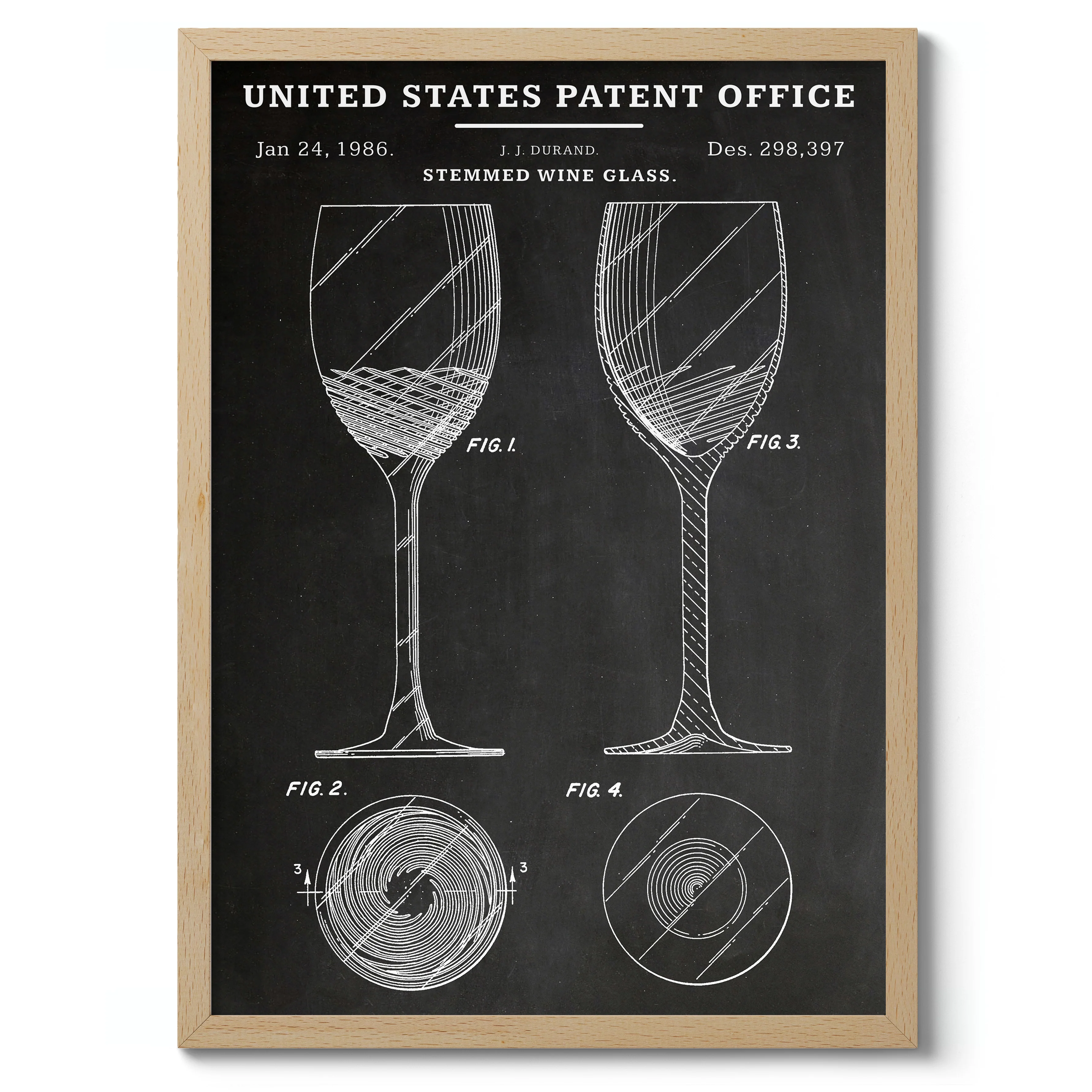 Stemmed Wine Glass - Image 3