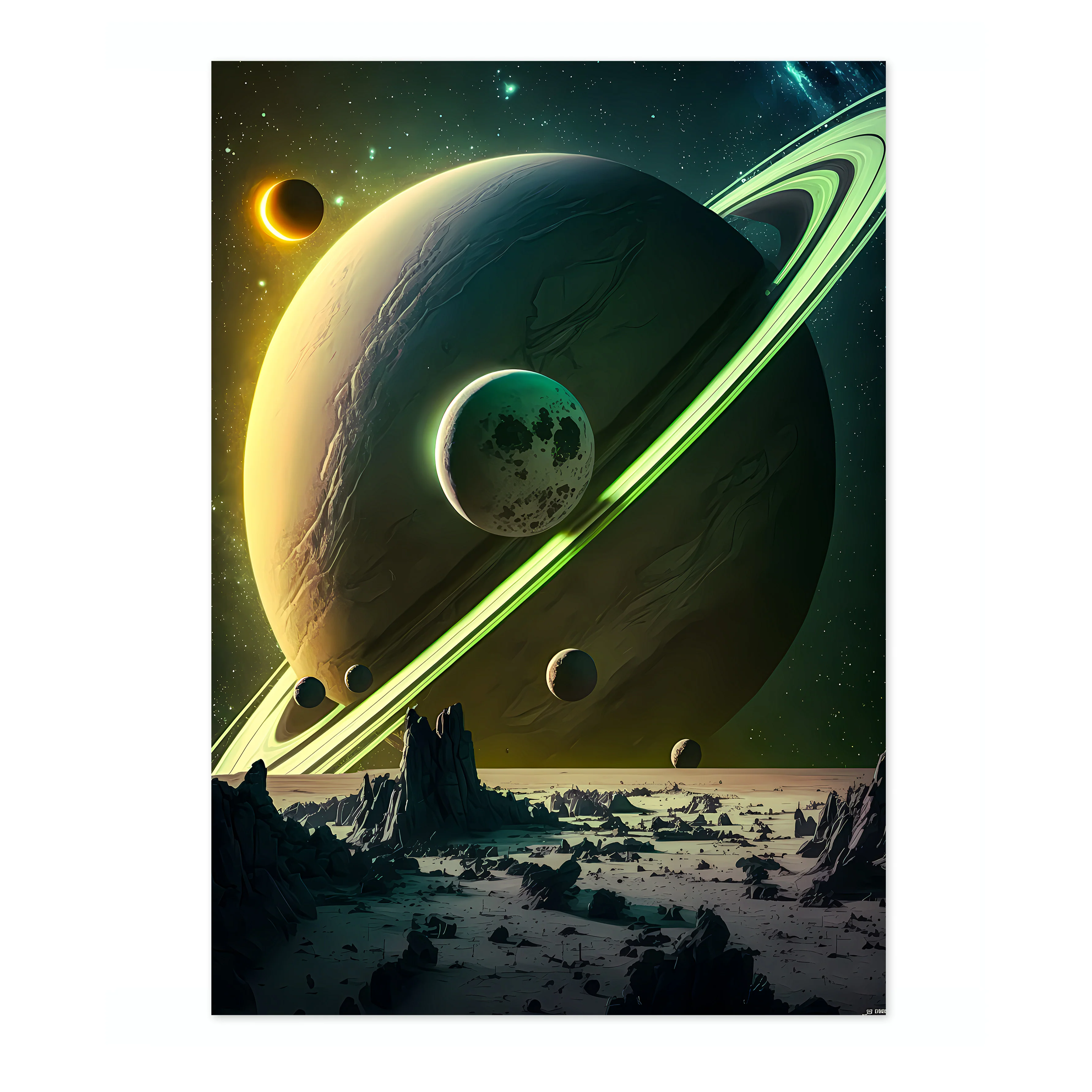 Sunrise on Saturn - Image 4