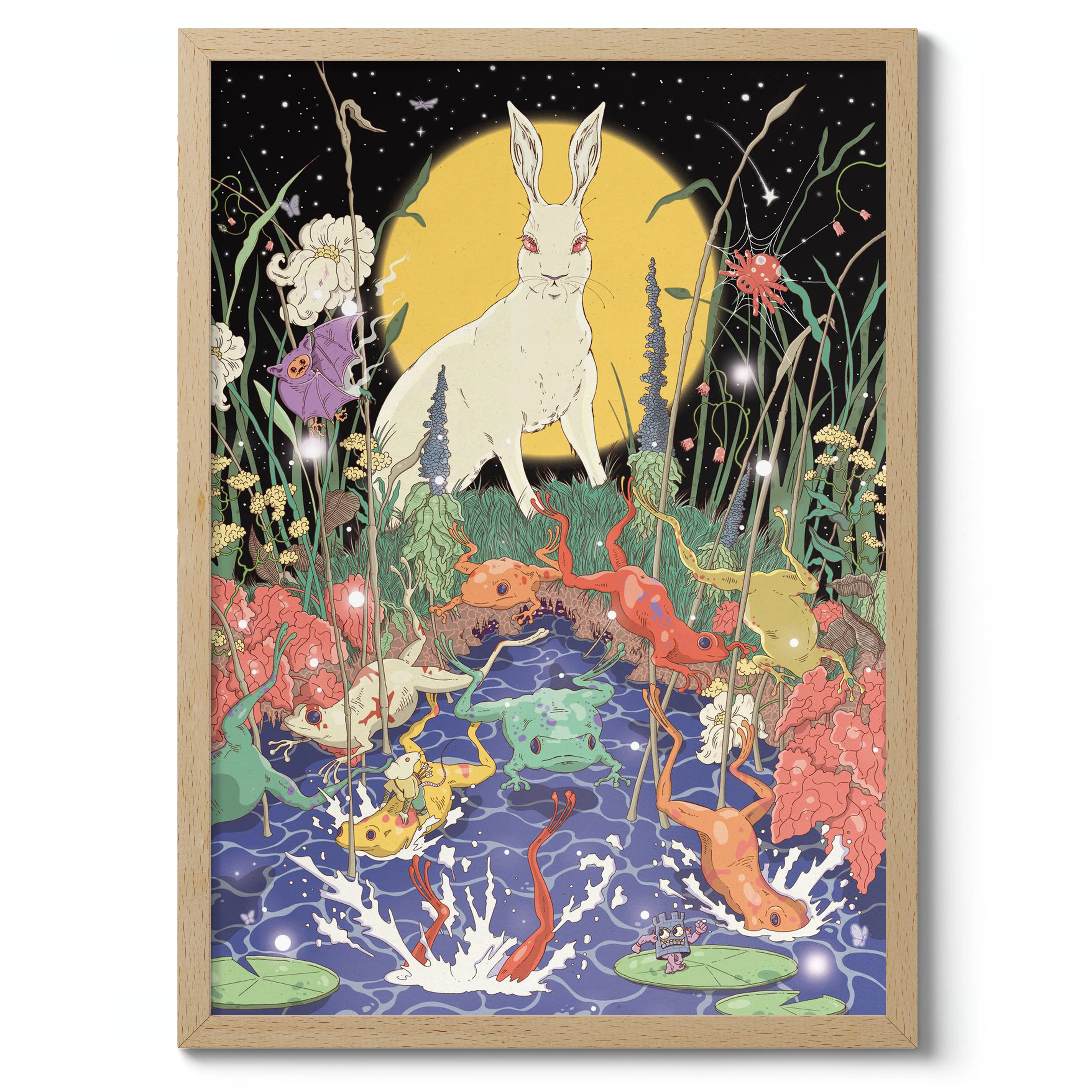 The Hare and the Frogs (Night Version) - Image 3