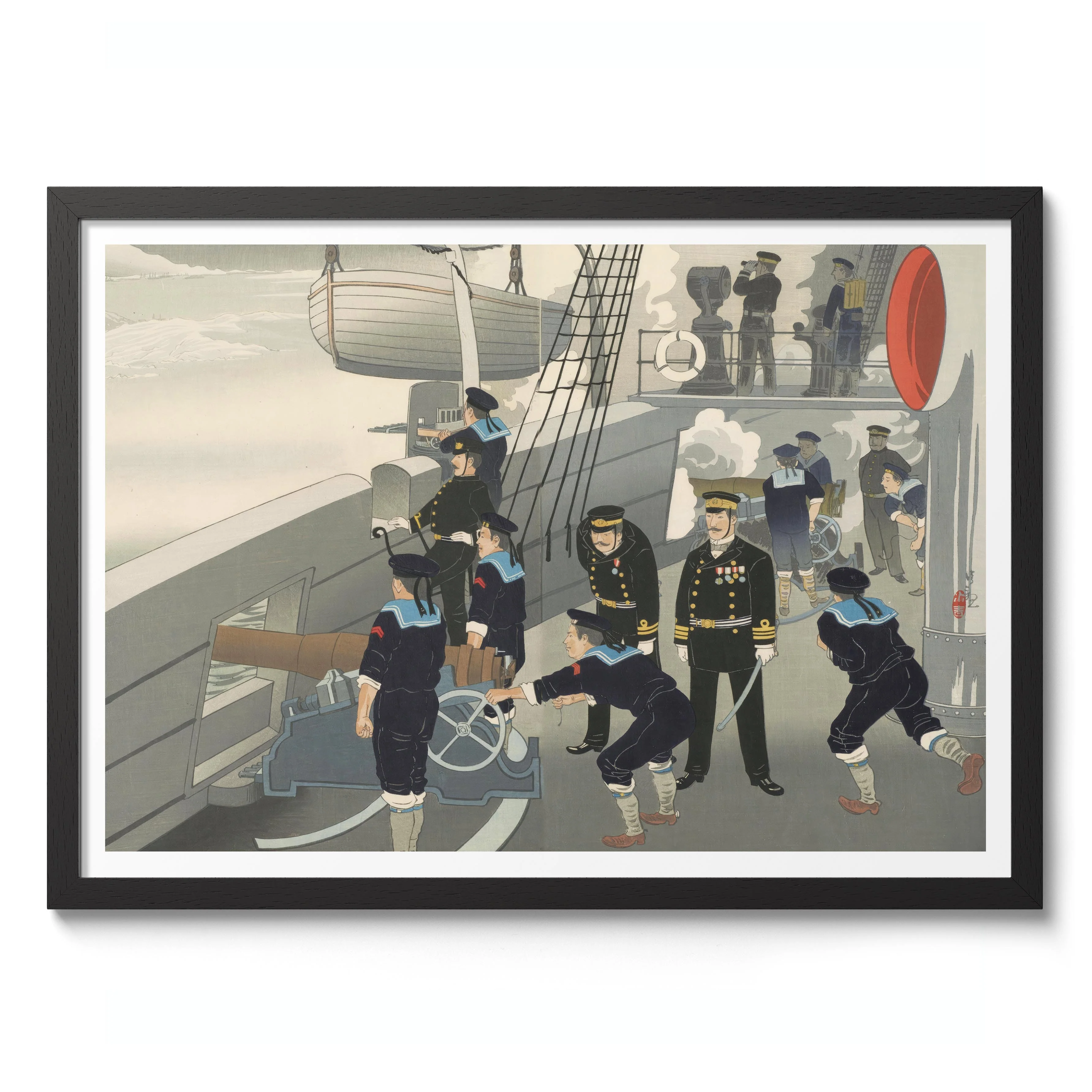 The Navy Attacking Urashioko Harbour - Image 2