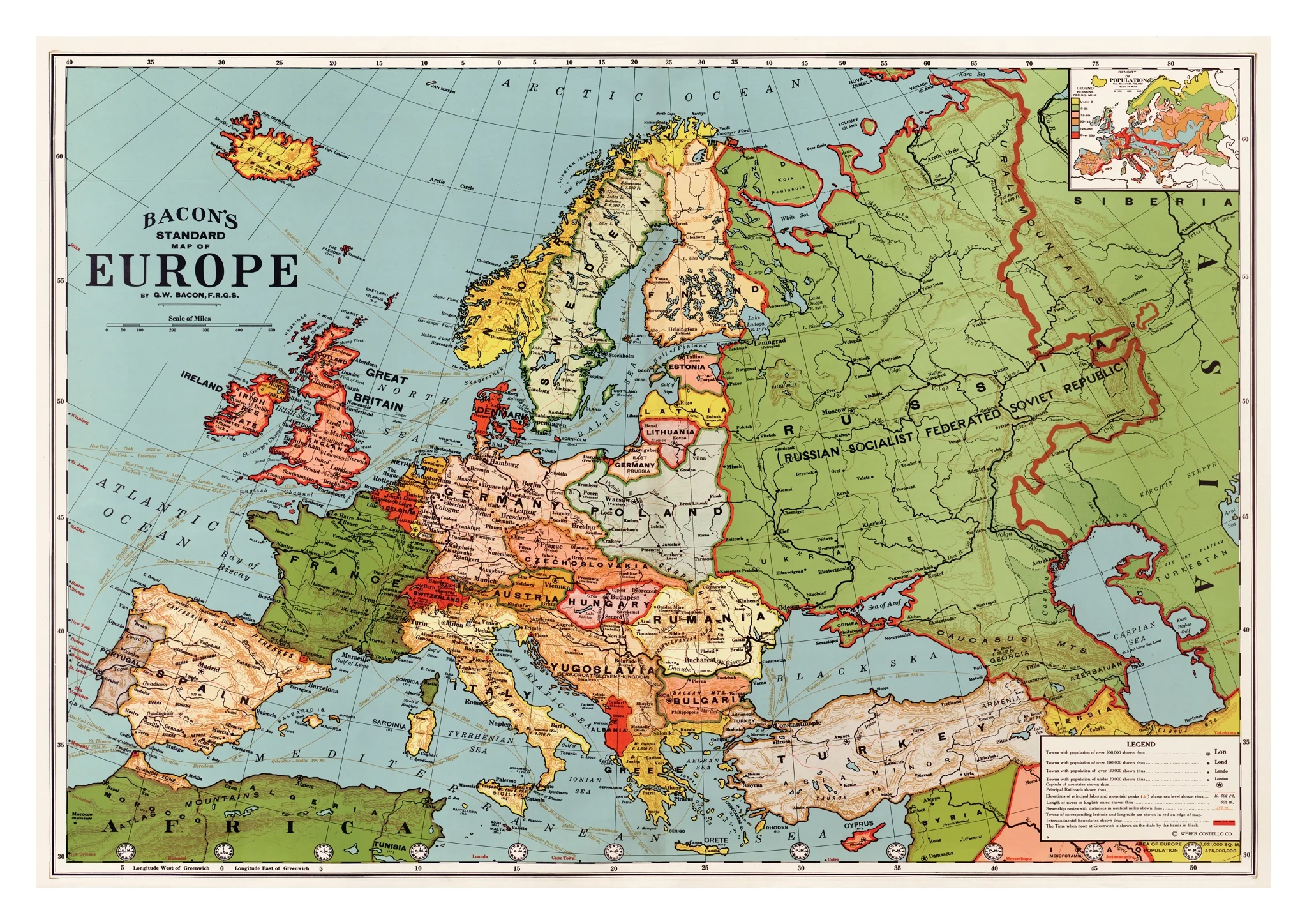 The Standard Map of Europe