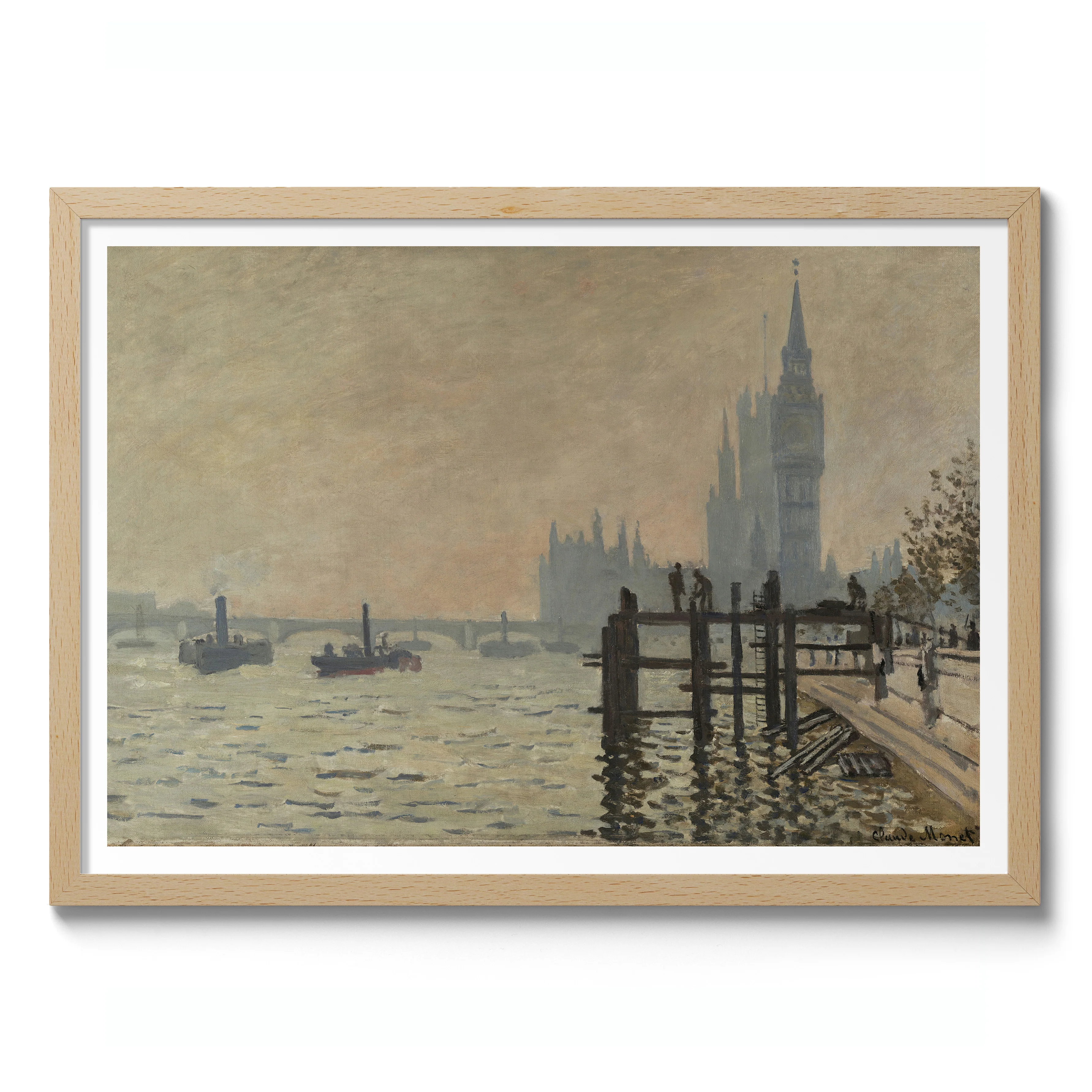 The Thames below Westminster - Image 3