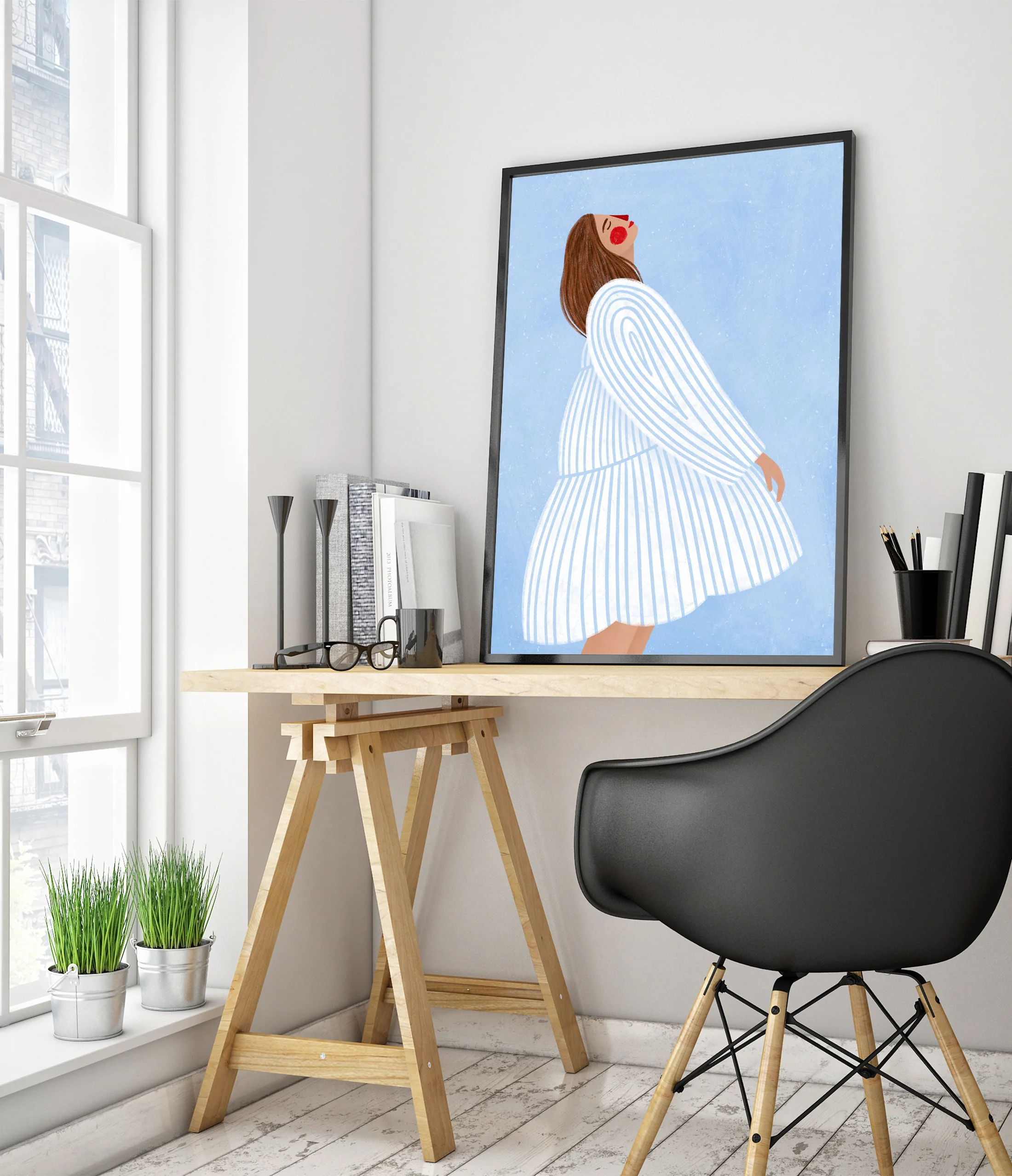 The Woman with the Blue Stripes - Image 5