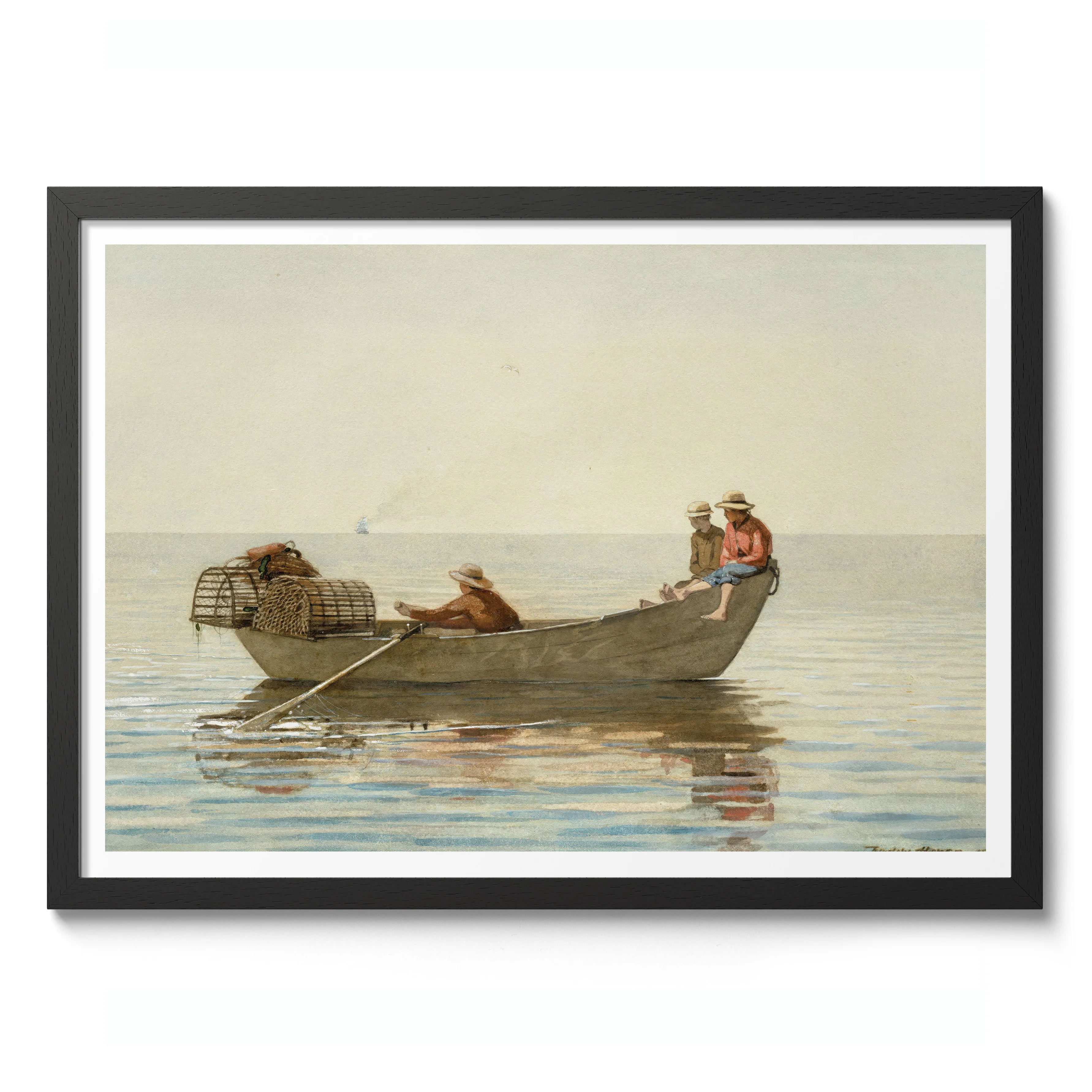 Three Boys in a Dory with Lobster Pots - Image 2