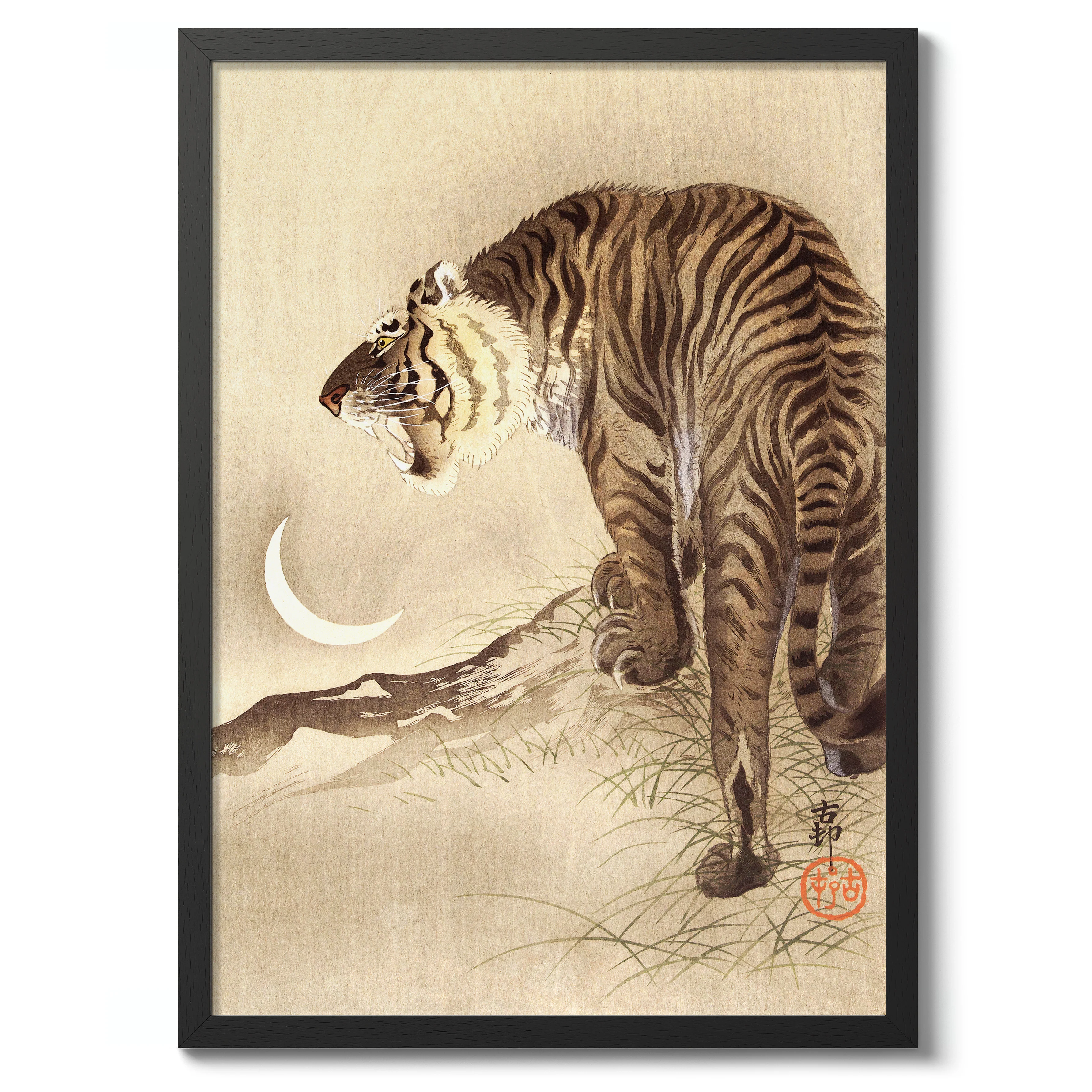 Tiger and Crescent Moon - Image 2