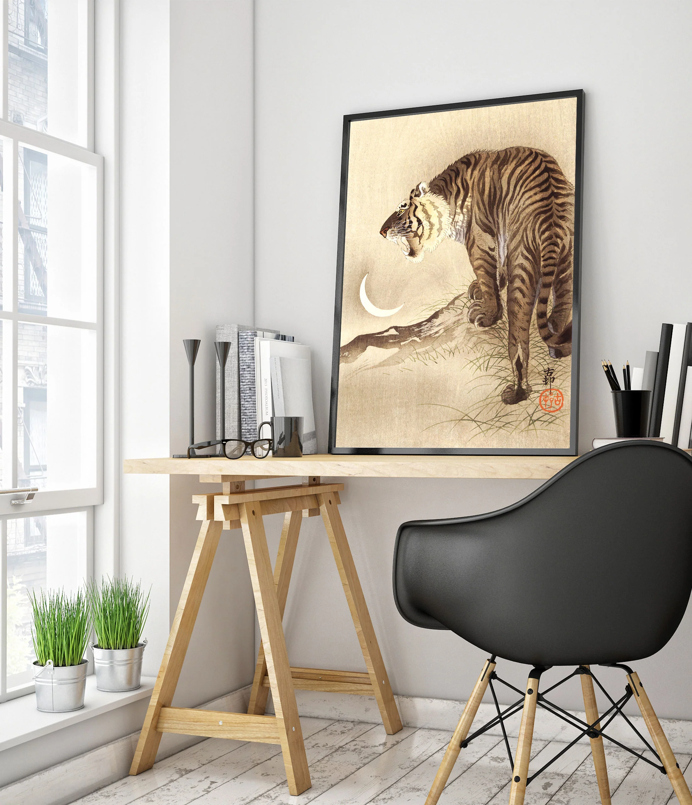Tiger and Crescent Moon - Image 5