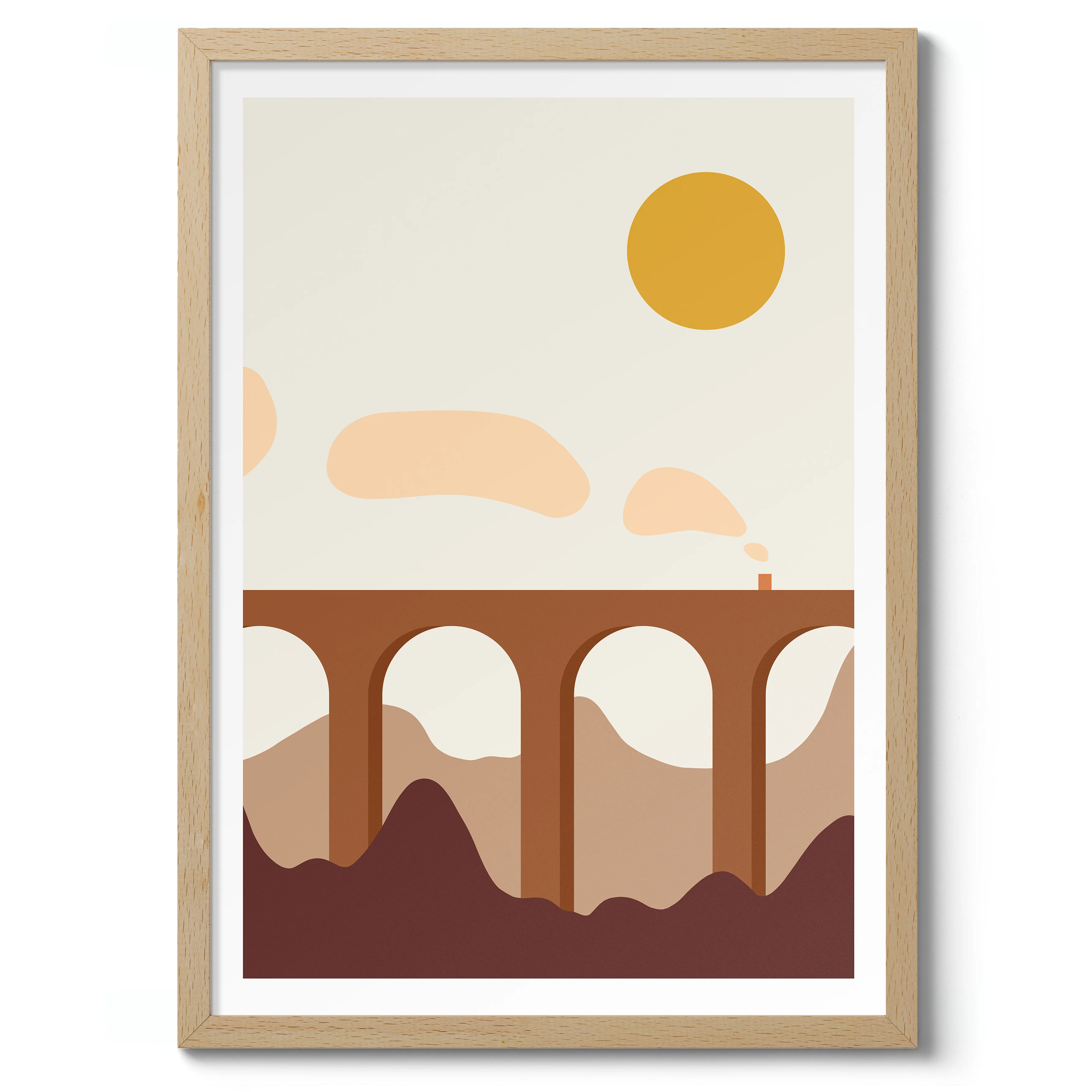 Train on a Bridge - Image 3