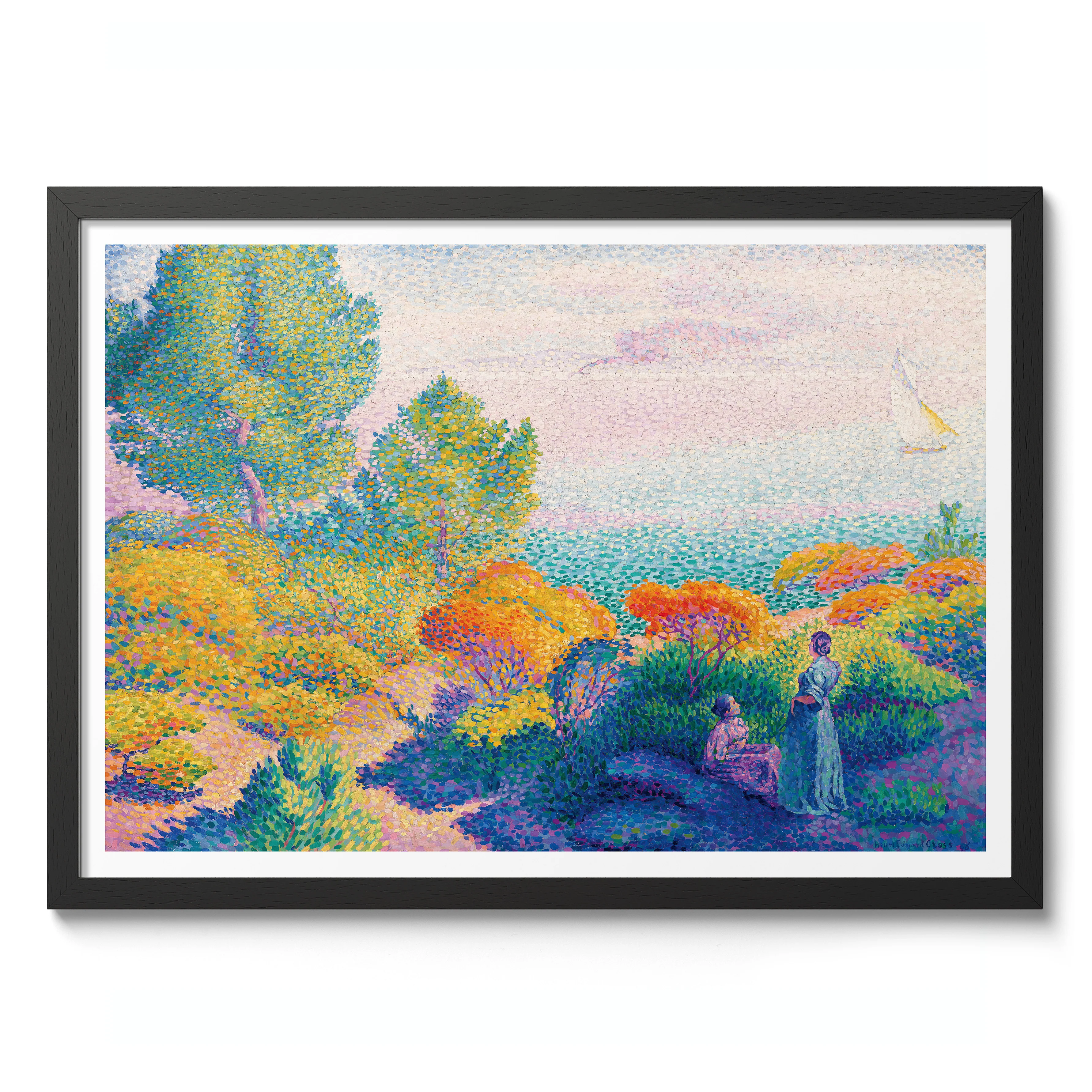 Two Women by the Shore, Mediterranean - Image 2