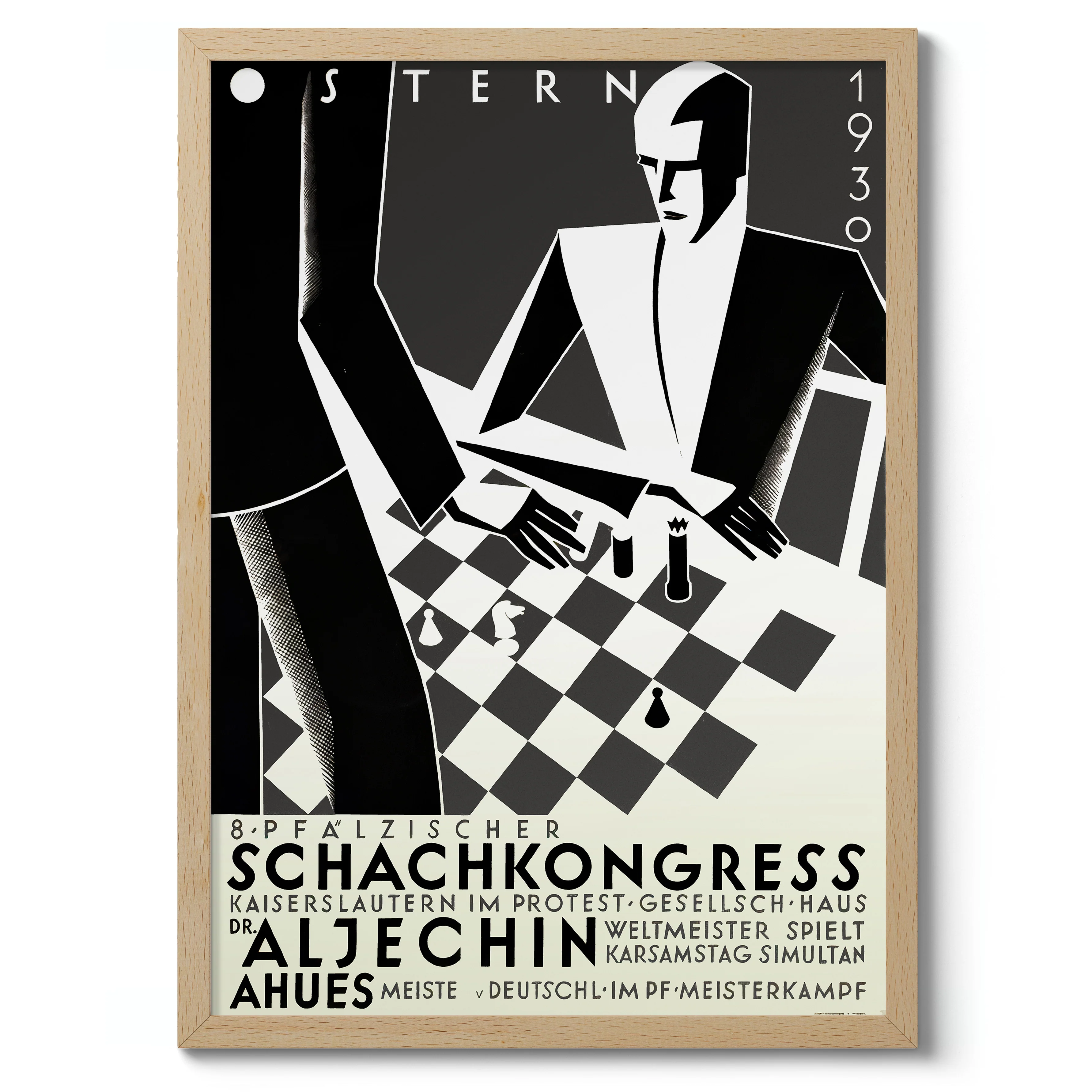 Vintage Chess Match - 1930 - Image 3