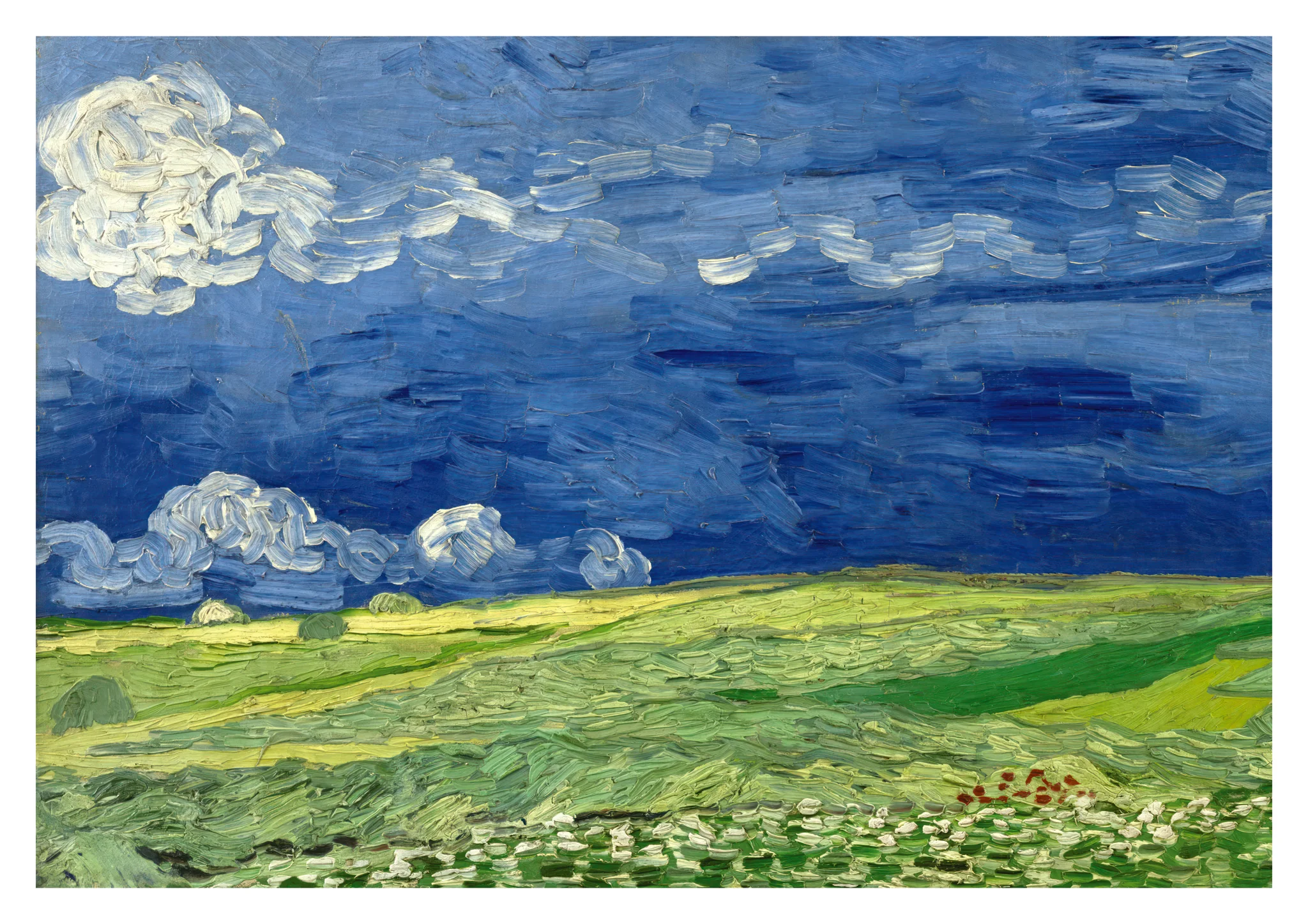 Wheatfield under Thunderclouds