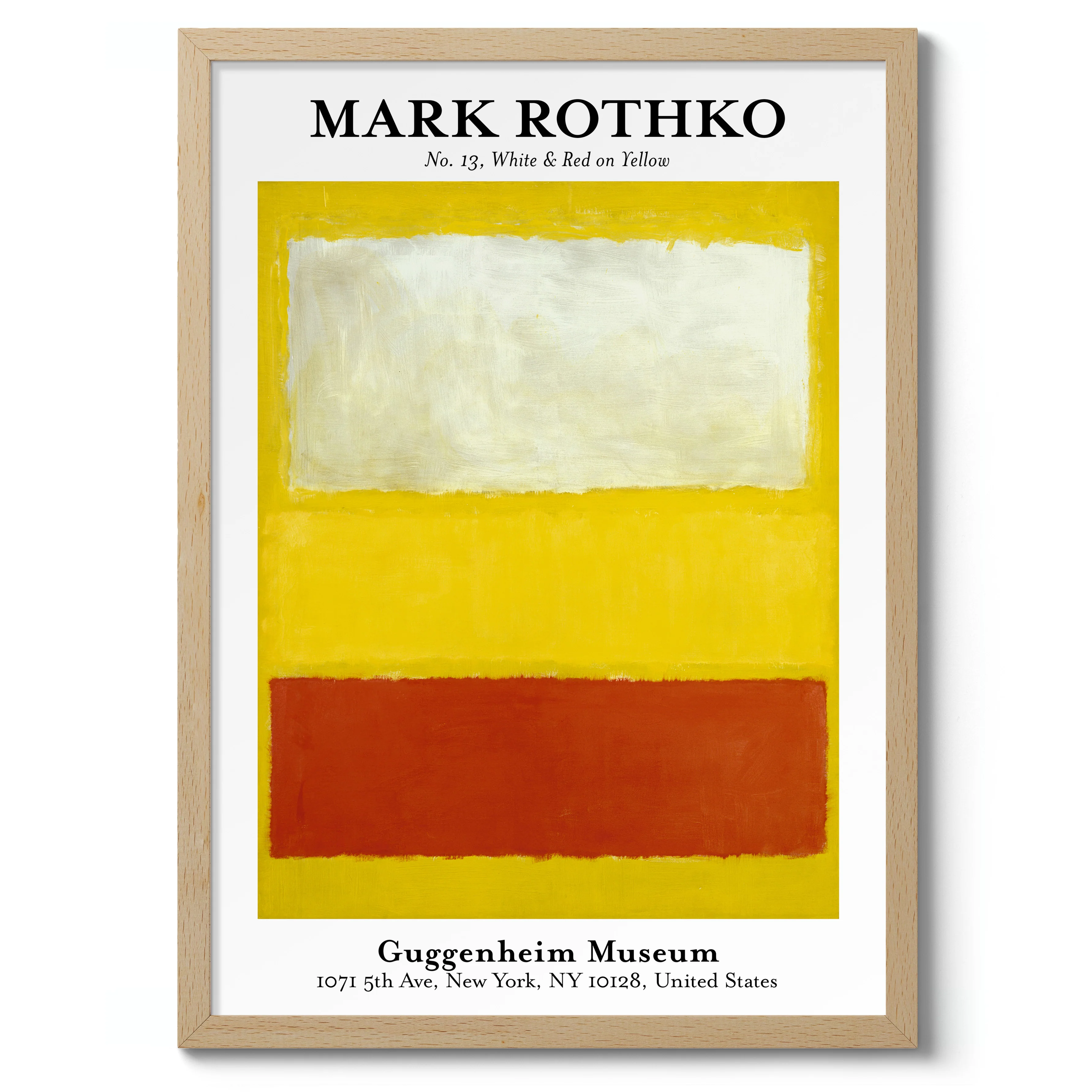 White & Red on Yellow - Image 3