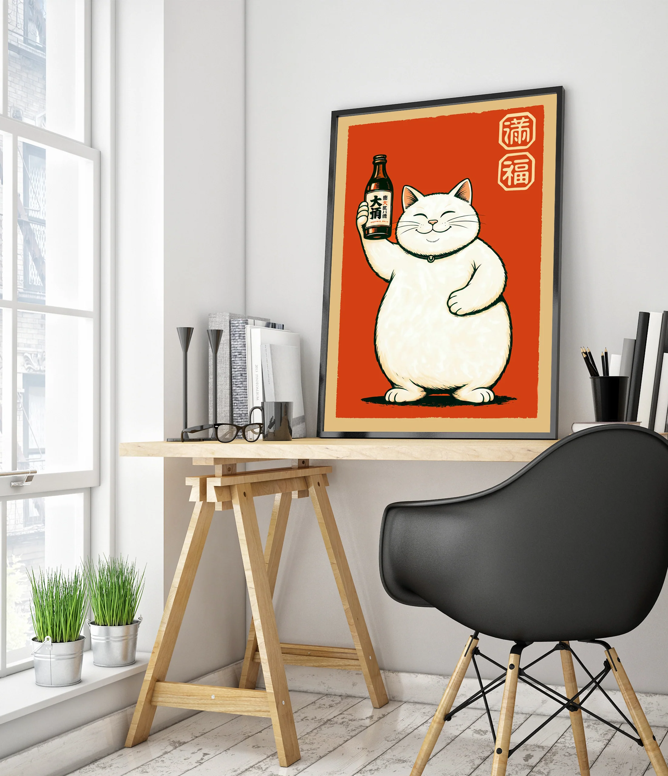 White Sake Cat - Image 5