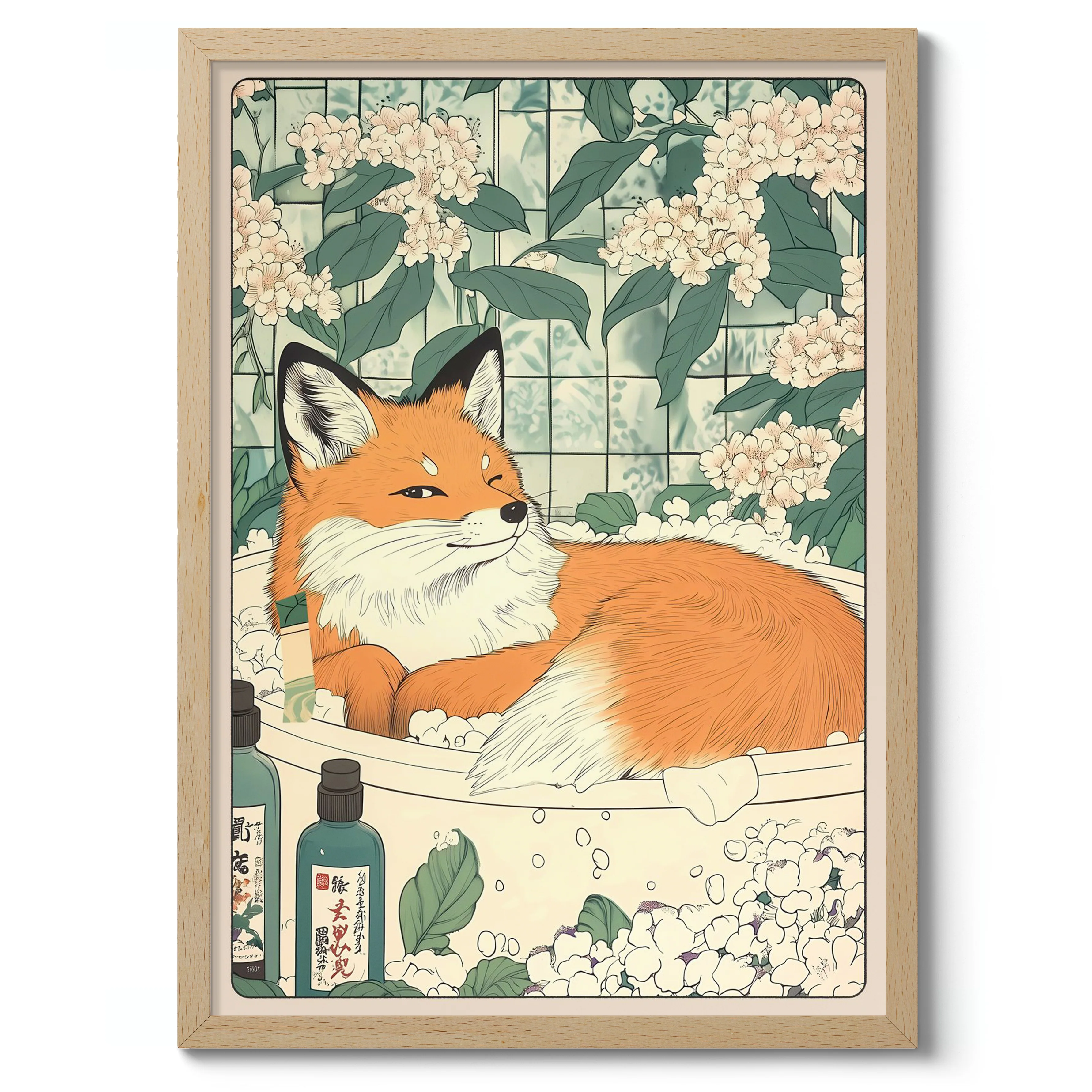 Winking Fox Bathtime - Image 3