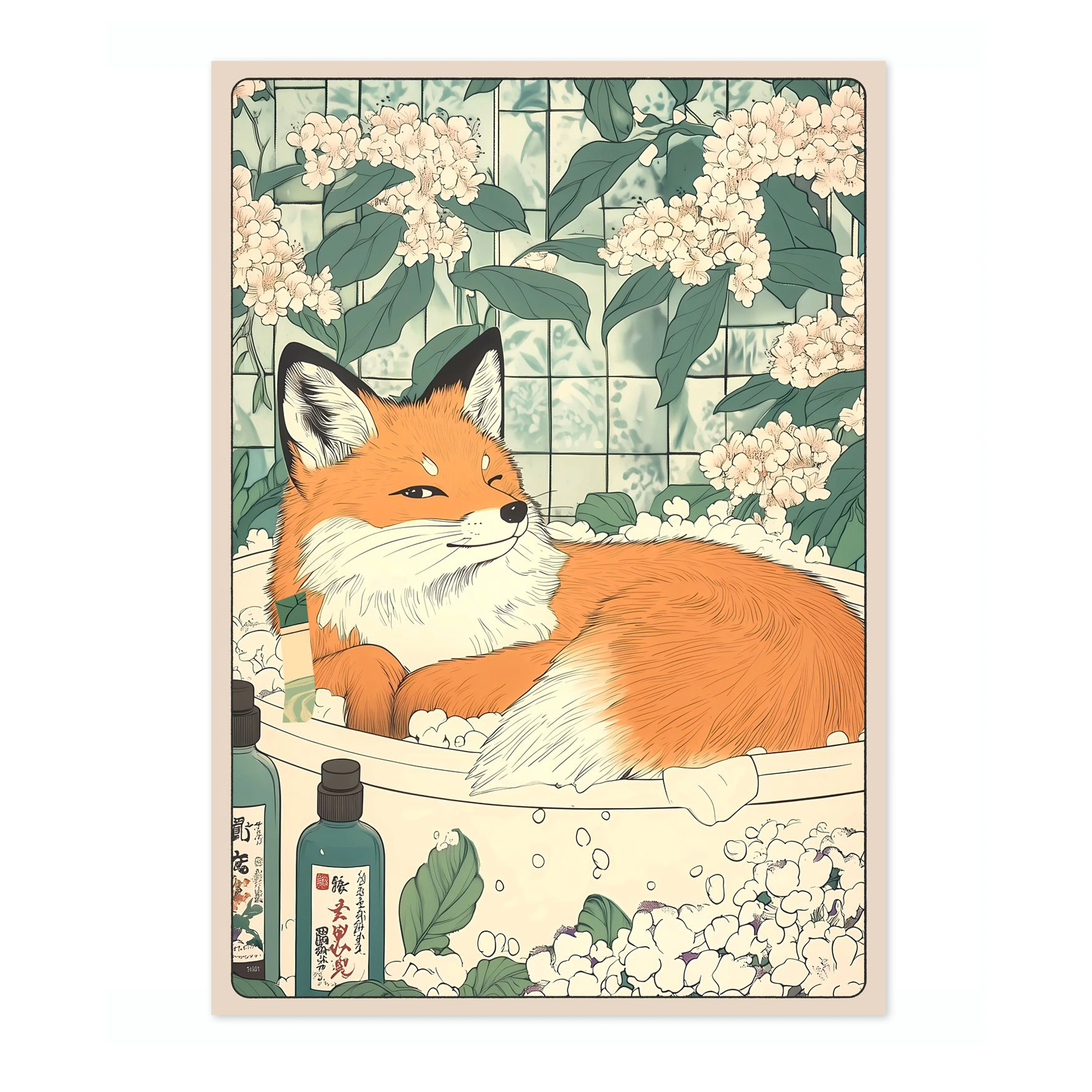 Winking Fox Bathtime - Image 4