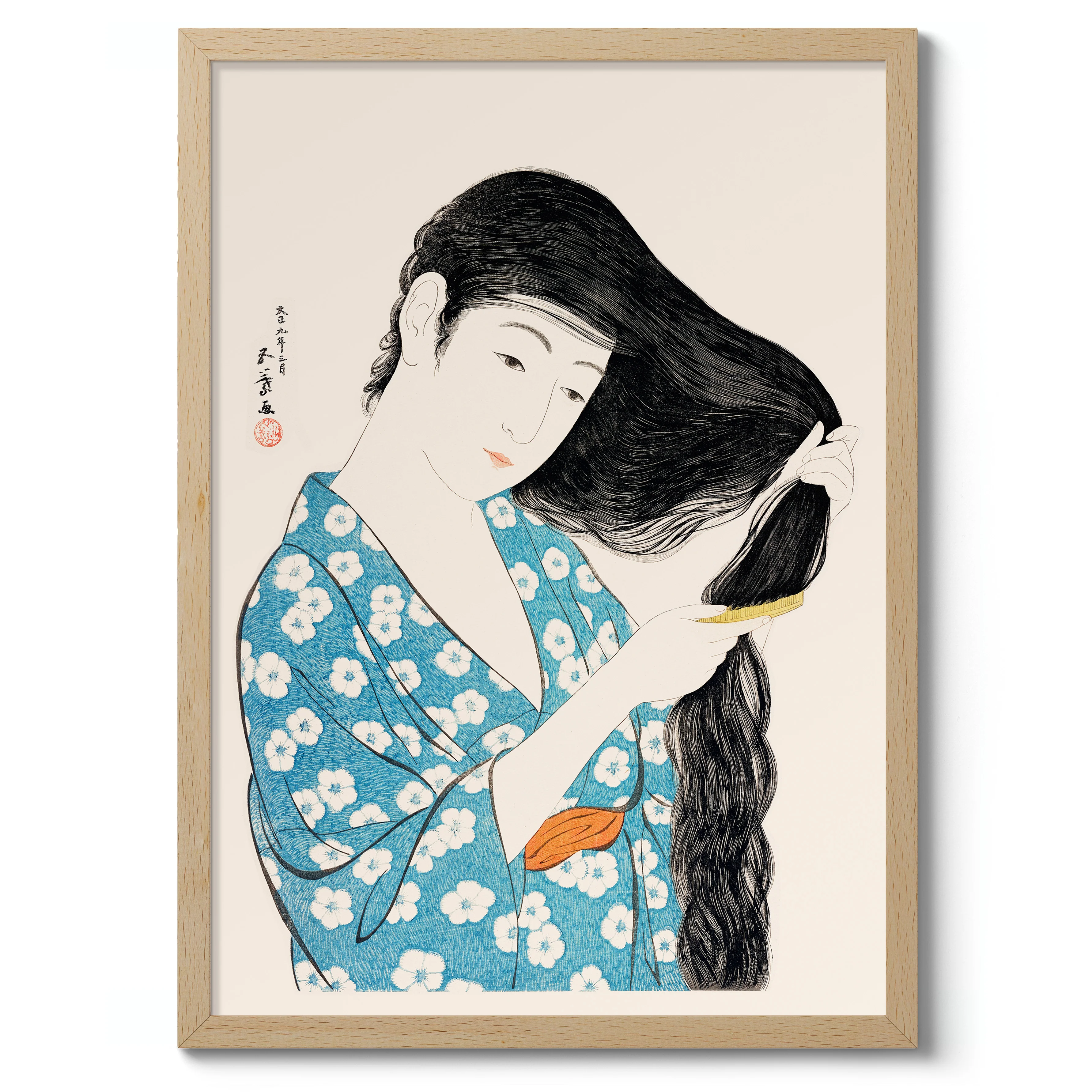Woman Combing Her Hair - Image 3