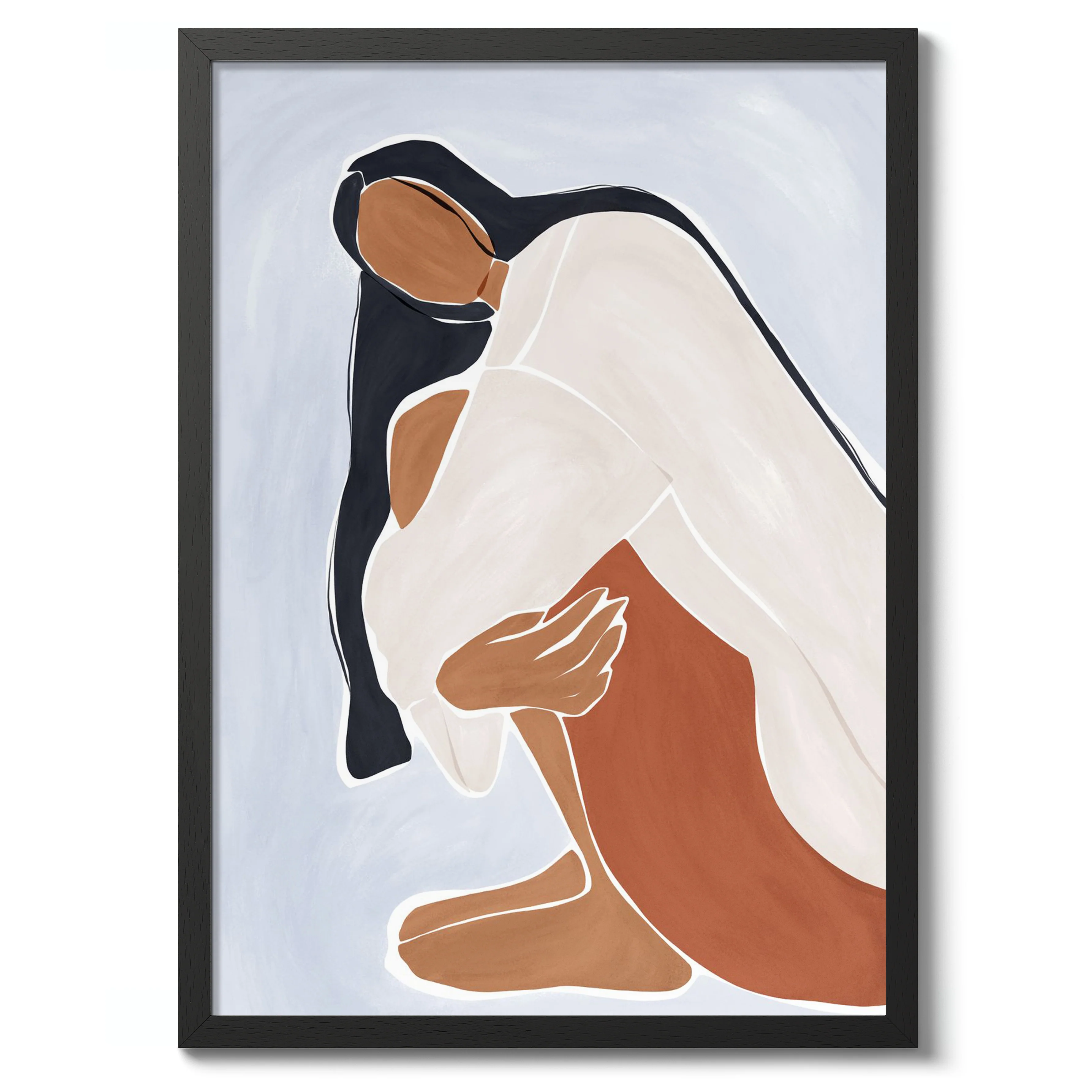 Woman Embracing Herself - Image 2