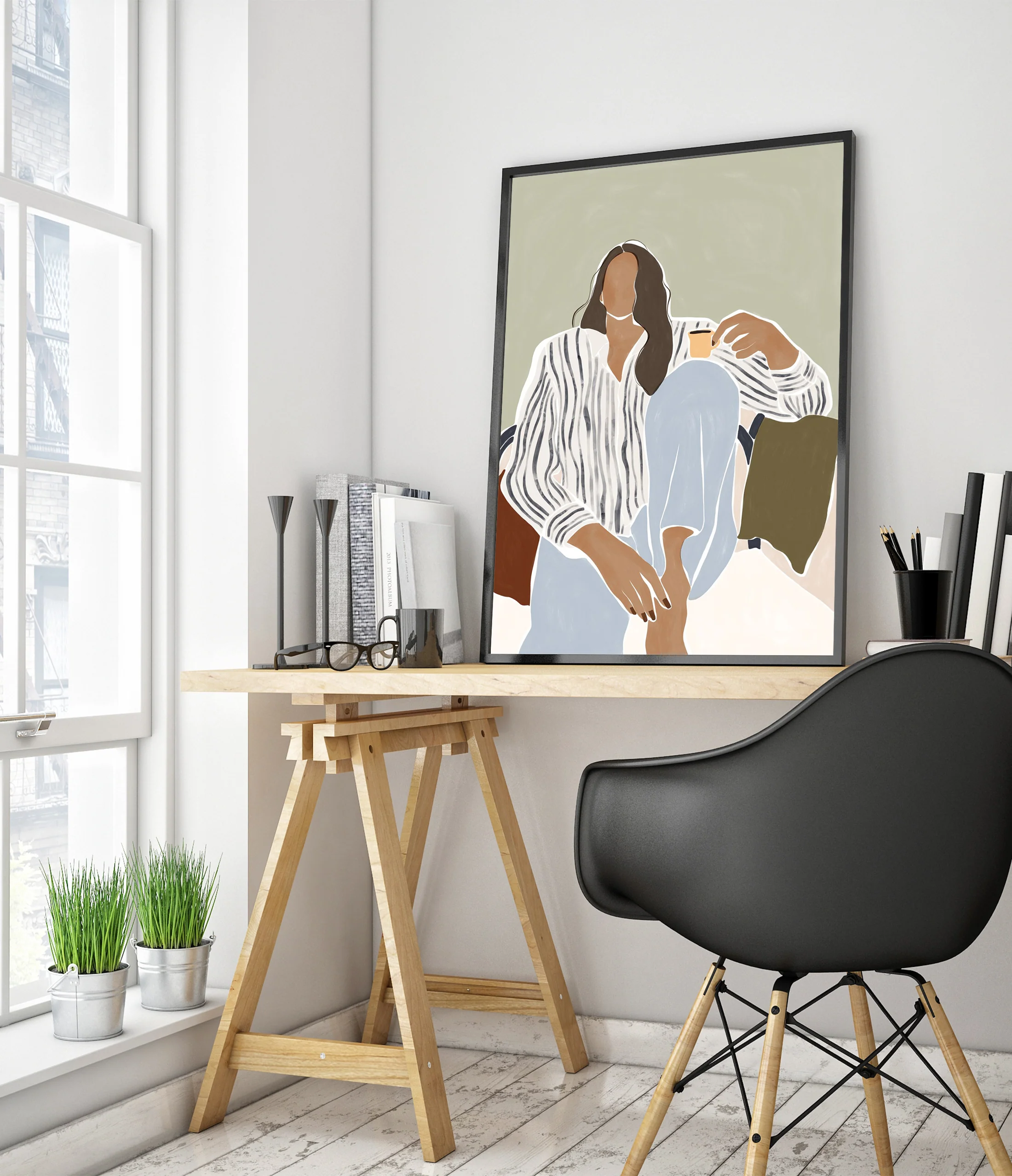 Woman Enjoying a Cup of Espresso - Image 5