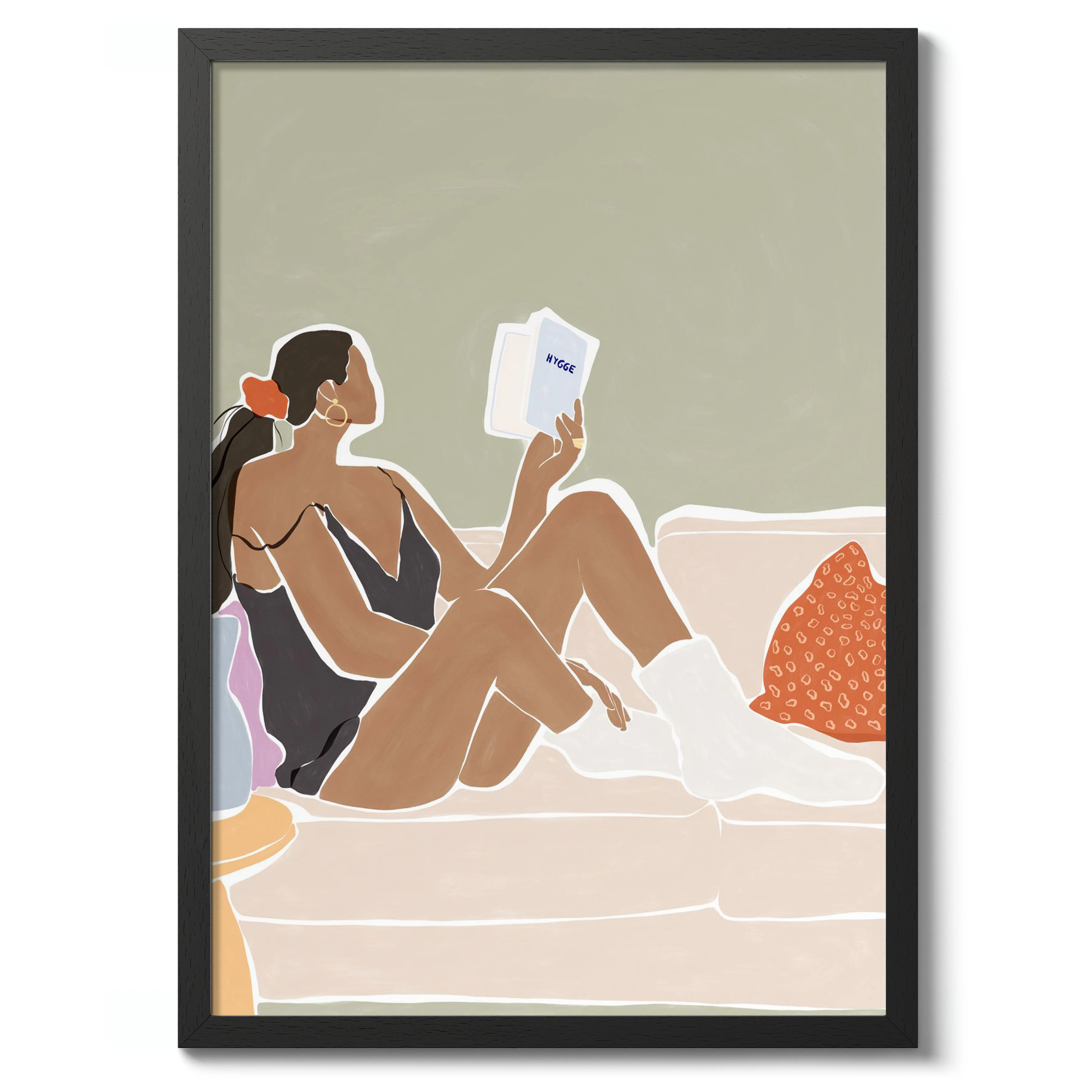 Woman Enjoying a Great Hygge Book - Image 2