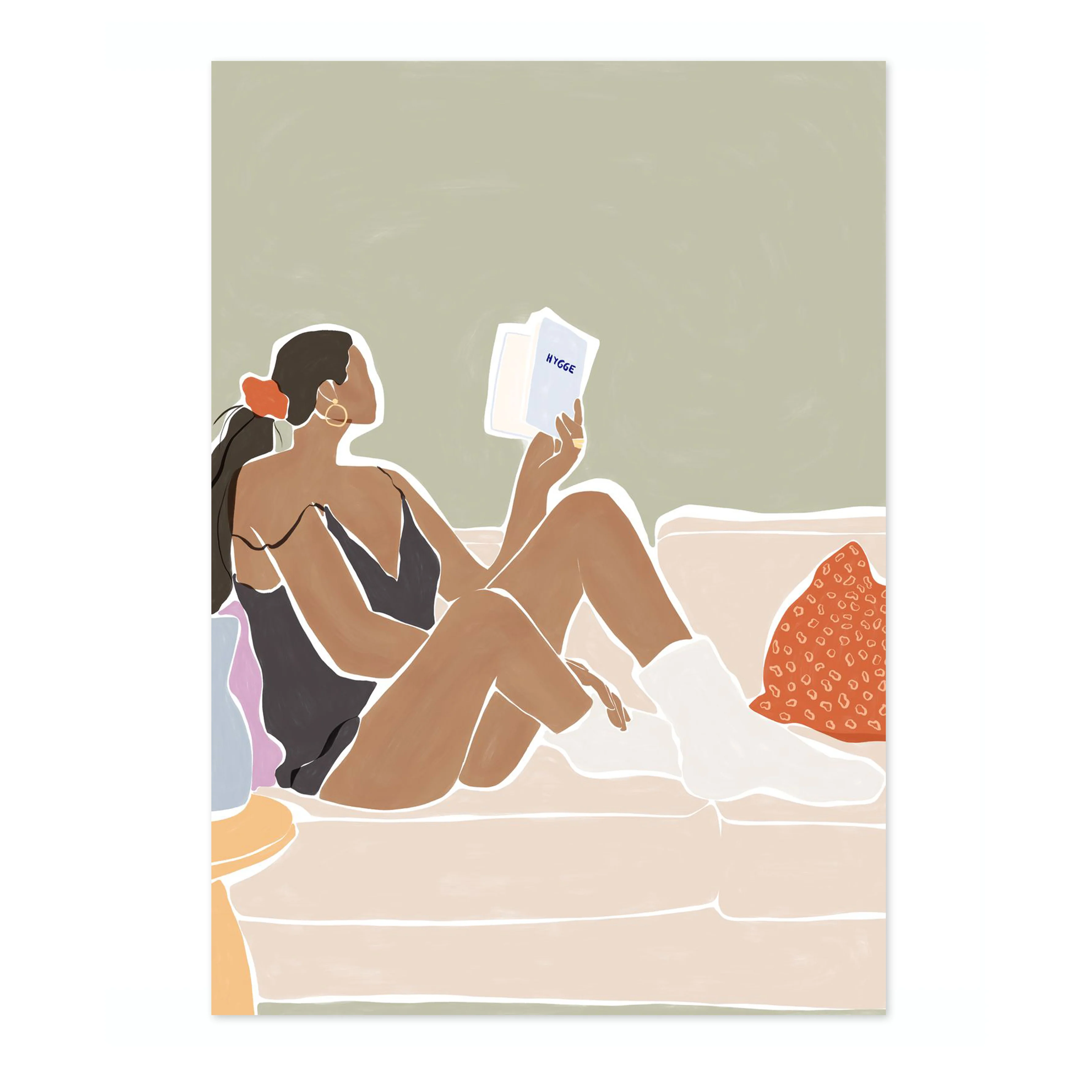 Woman Enjoying a Great Hygge Book - Image 4