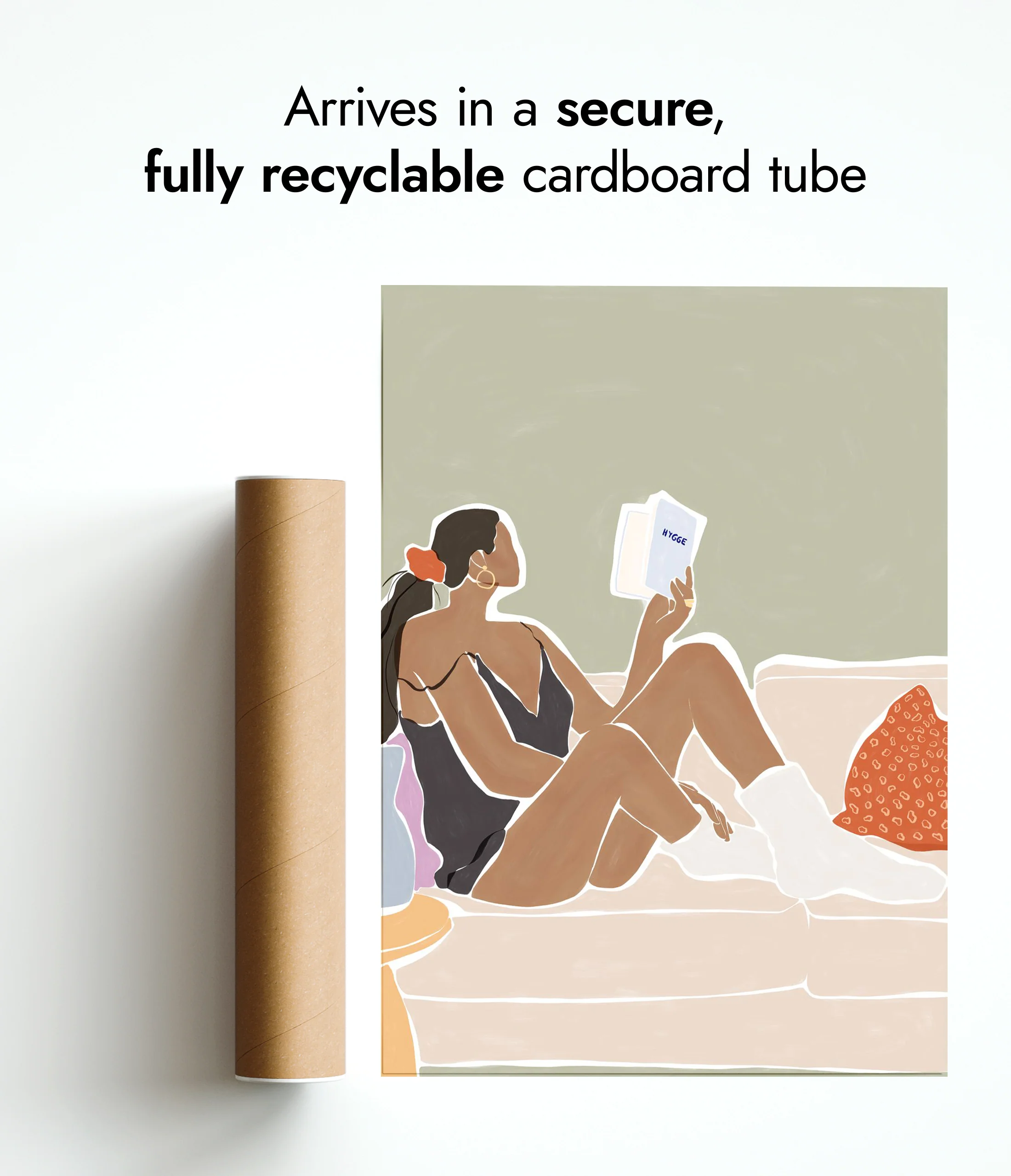 Woman Enjoying a Great Hygge Book - Image 9