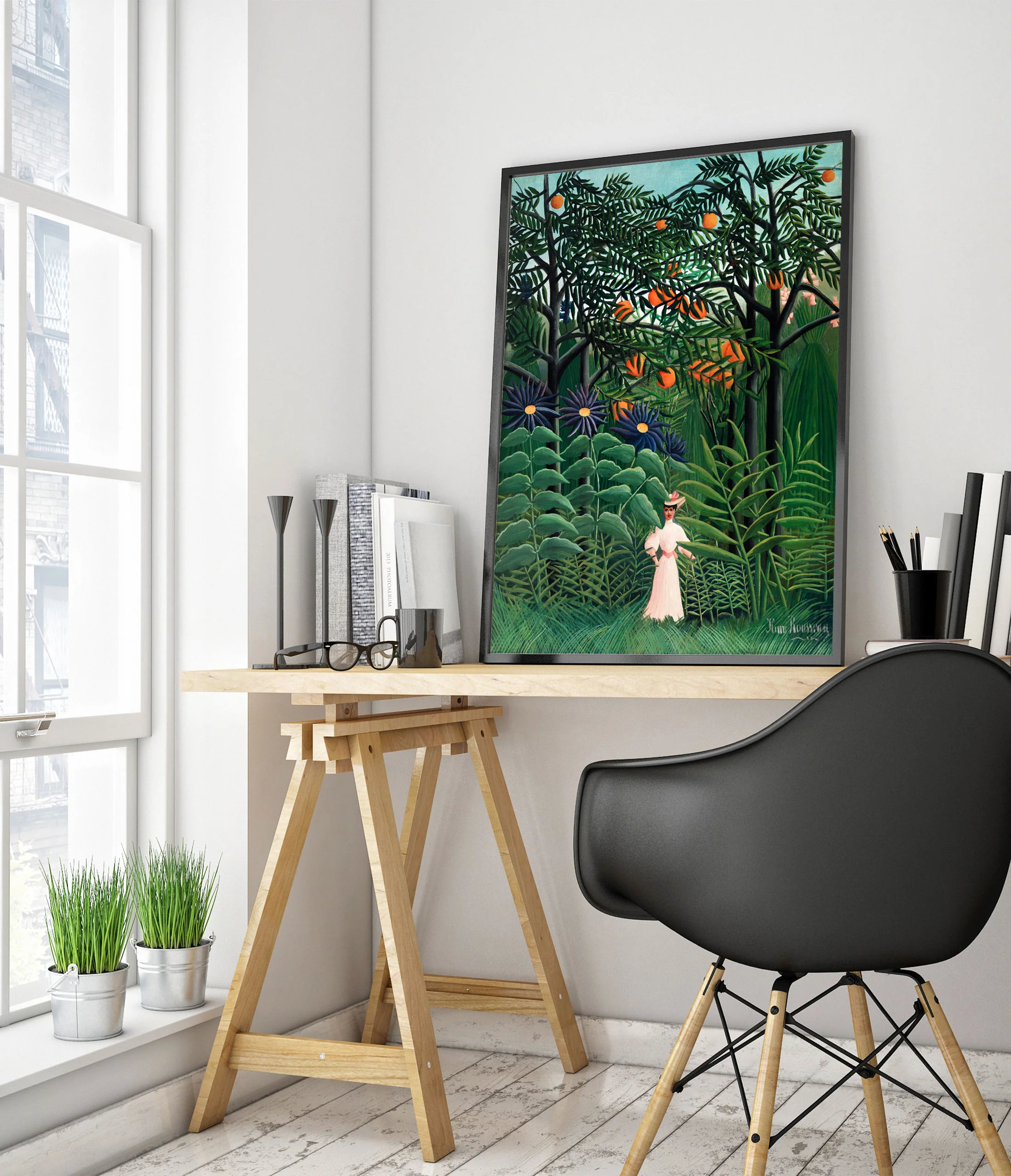 Woman in an Exotic Forest - Image 5