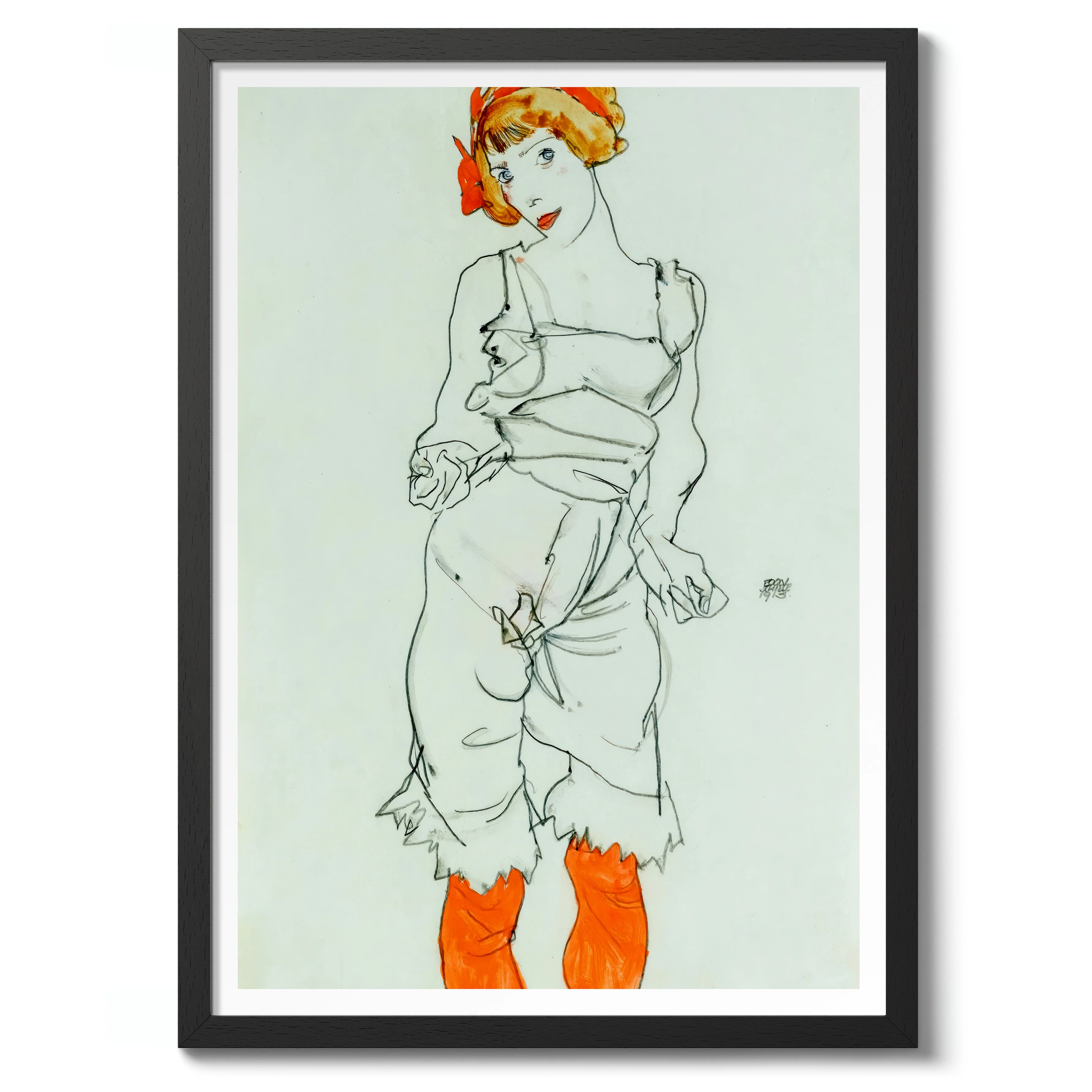 Woman in Underclothes and Stockings - Image 2