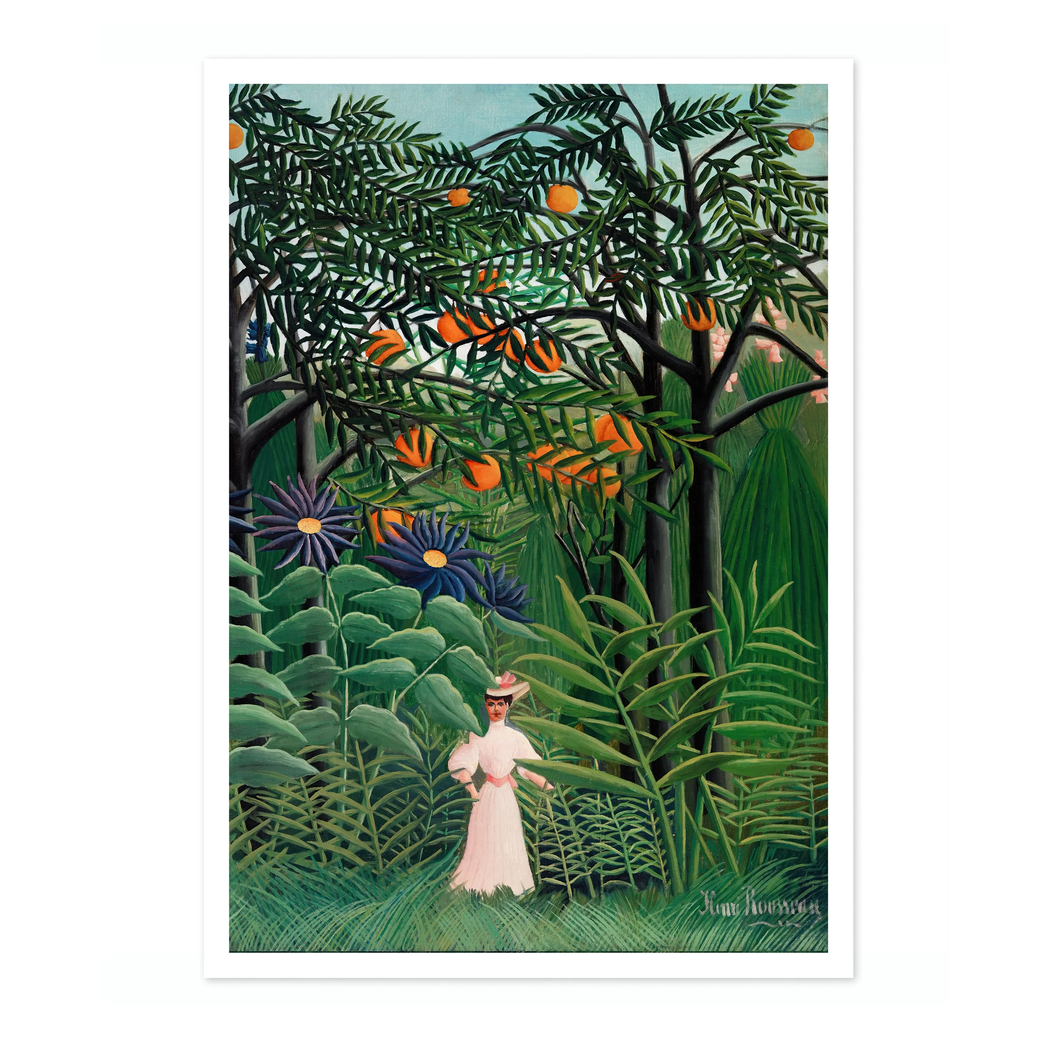 Woman Walking in an Exotic Forest - Image 4