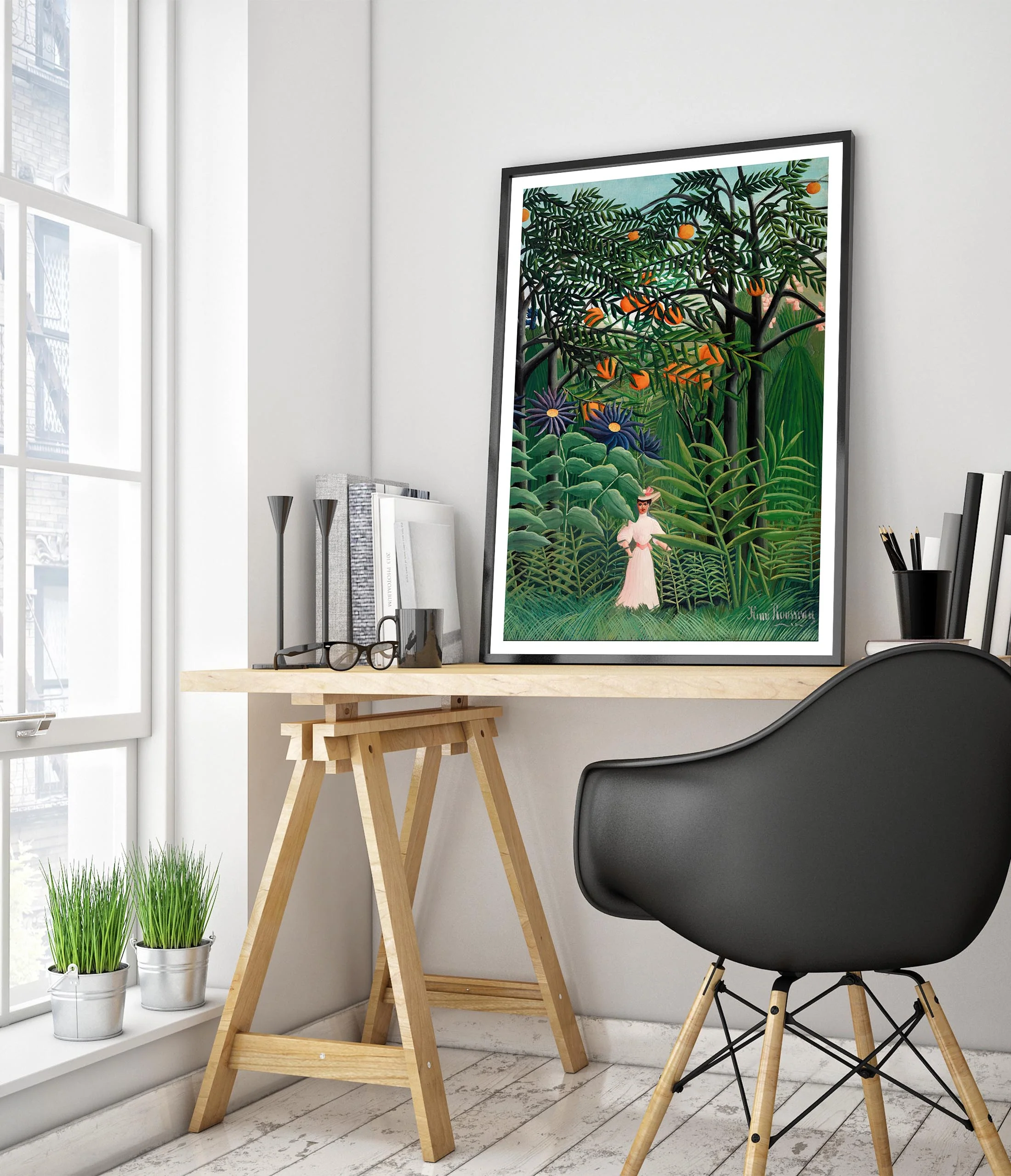 Woman Walking in an Exotic Forest - Image 5
