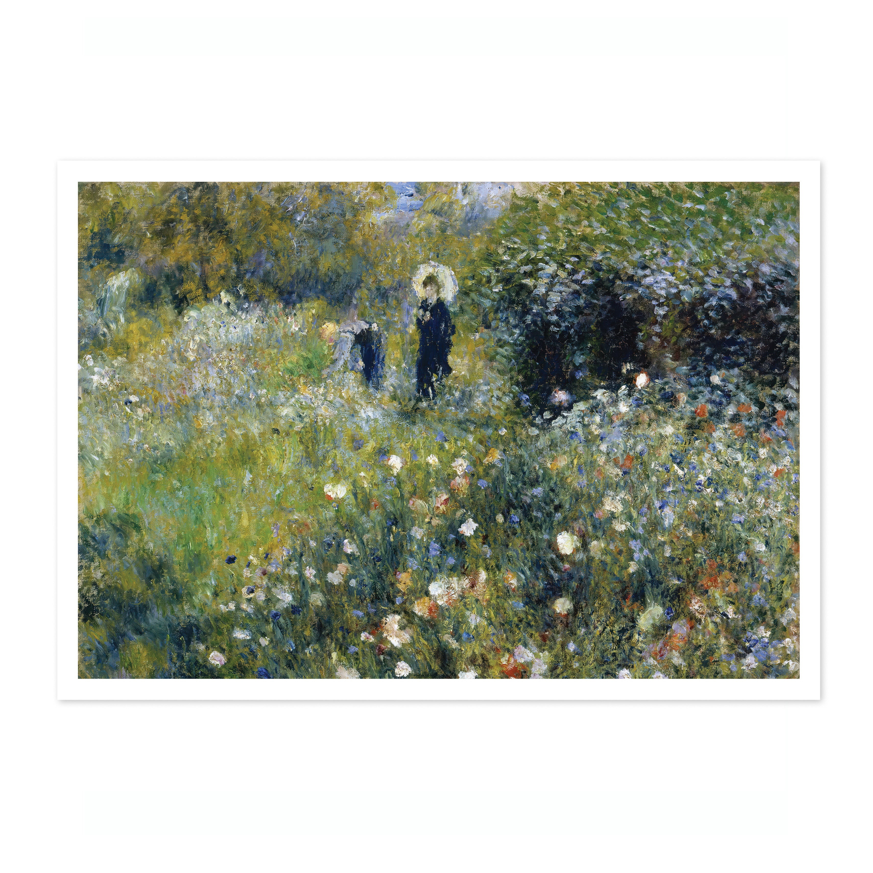 Woman with a Parasol in a Garden - Image 4