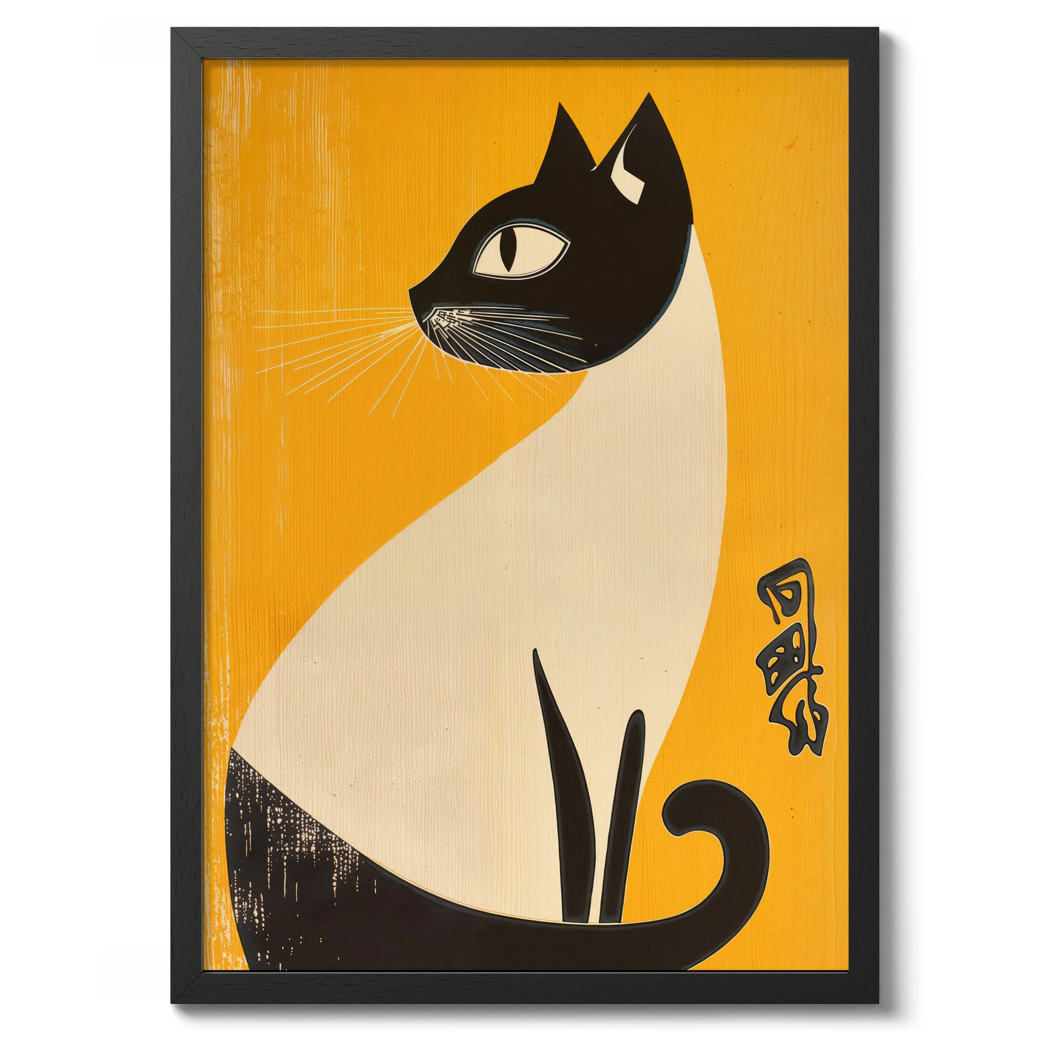 Woodblock Cat - Image 2