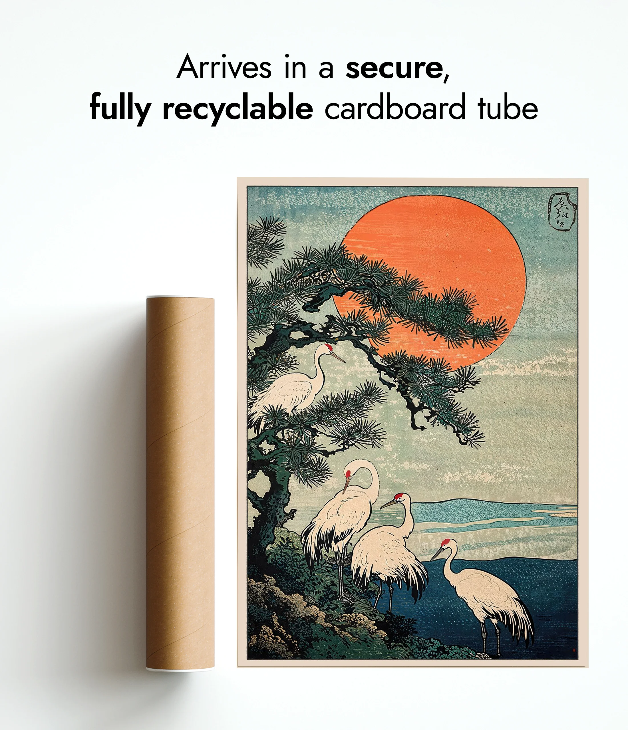 Woodblock Cranes - Image 9