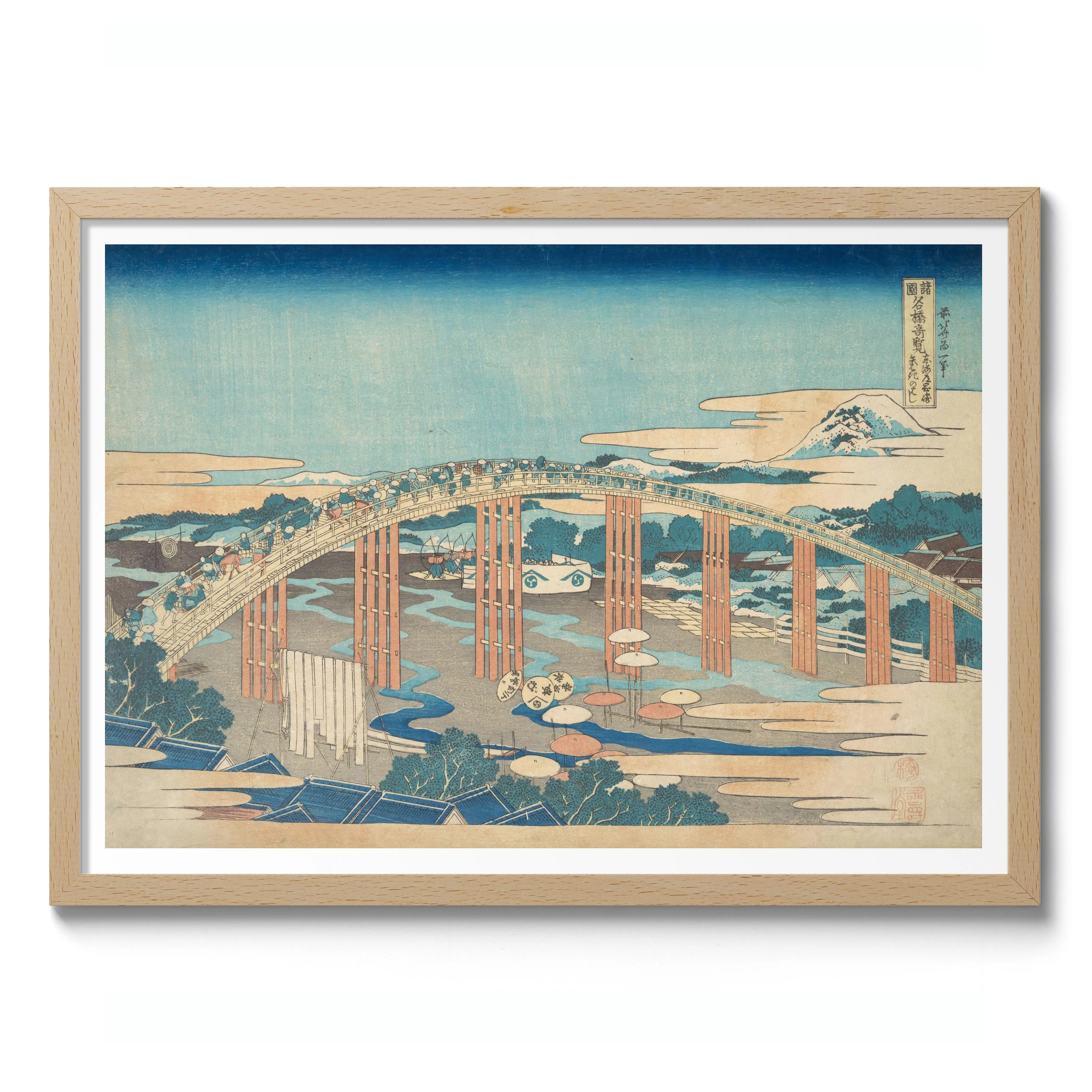 Yahagi Bridge at Okazaki on the Tokaido - Image 3
