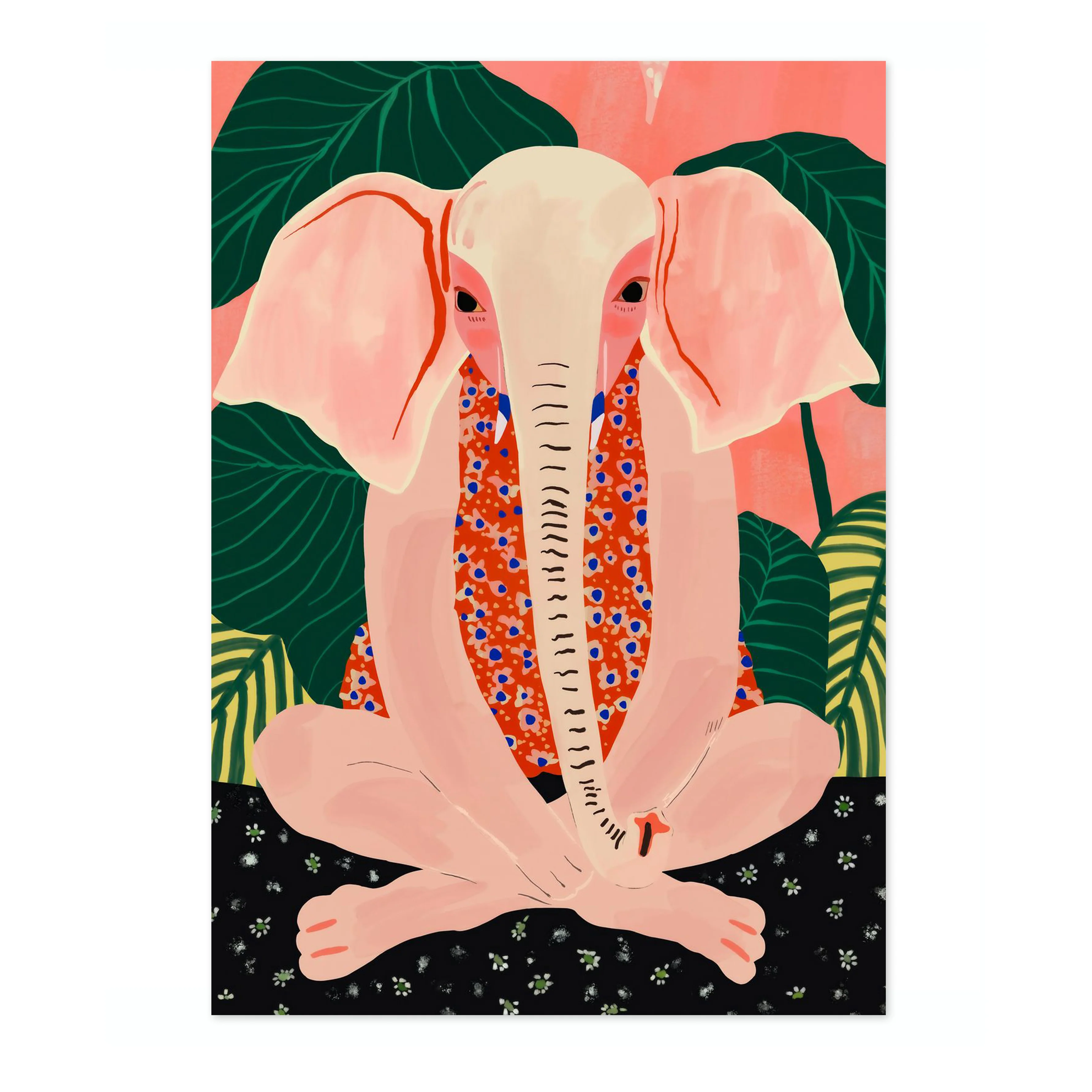 Yoga Meditating Elephant - Image 4