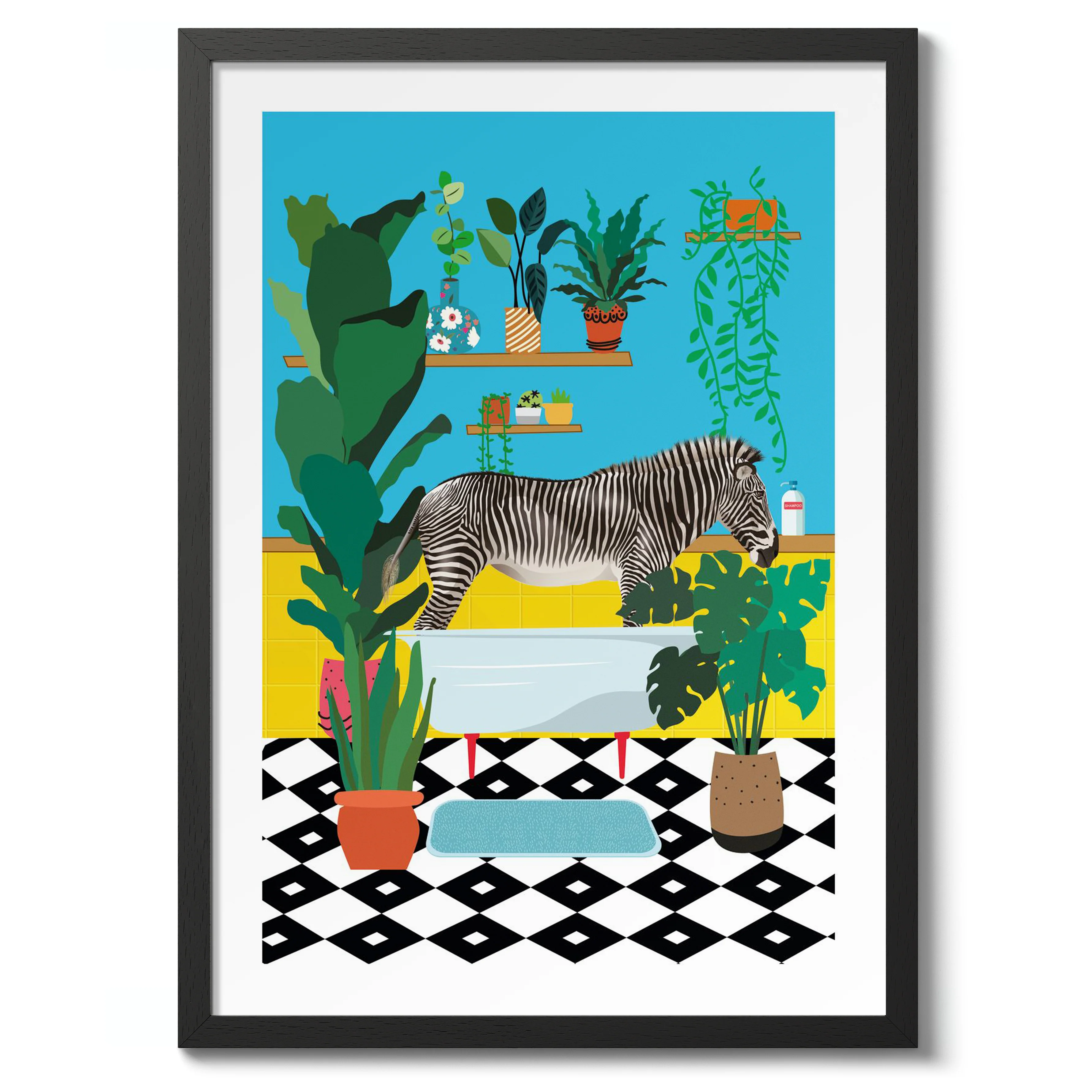 Zebra Bathtime - Image 2